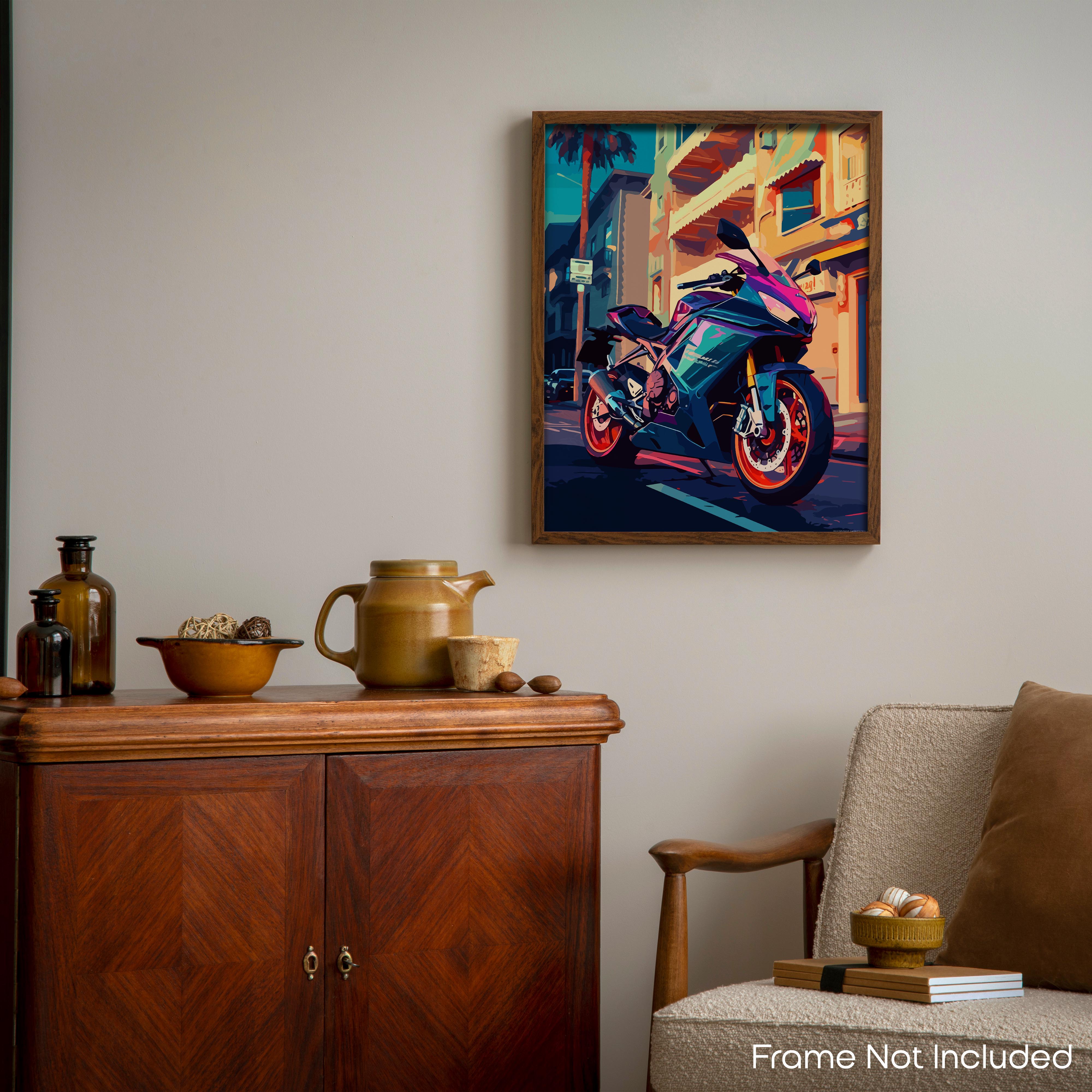 Dapper - Motorcycle Poster