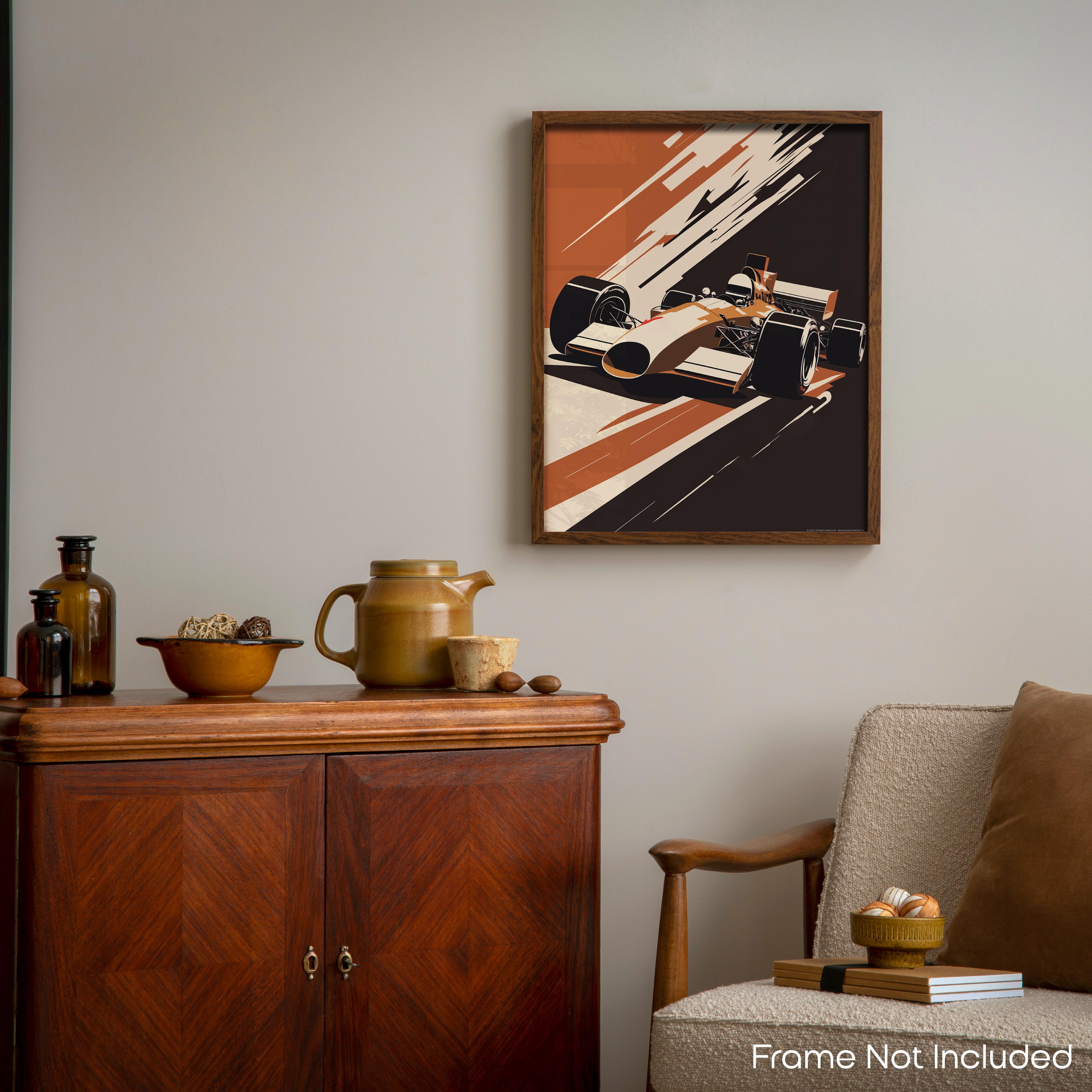 Power and Precision - Car Poster