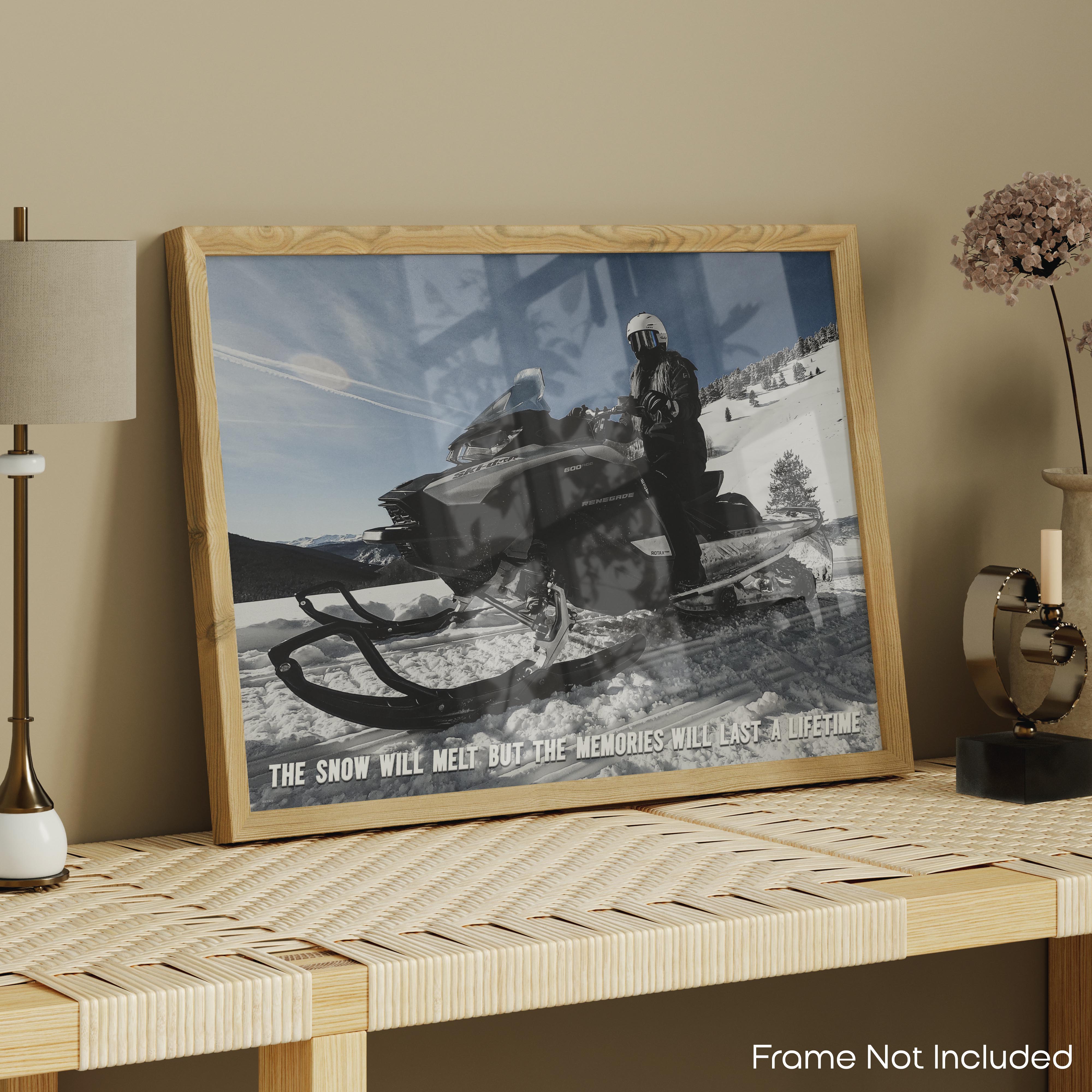 Memories - Snowmobile Poster