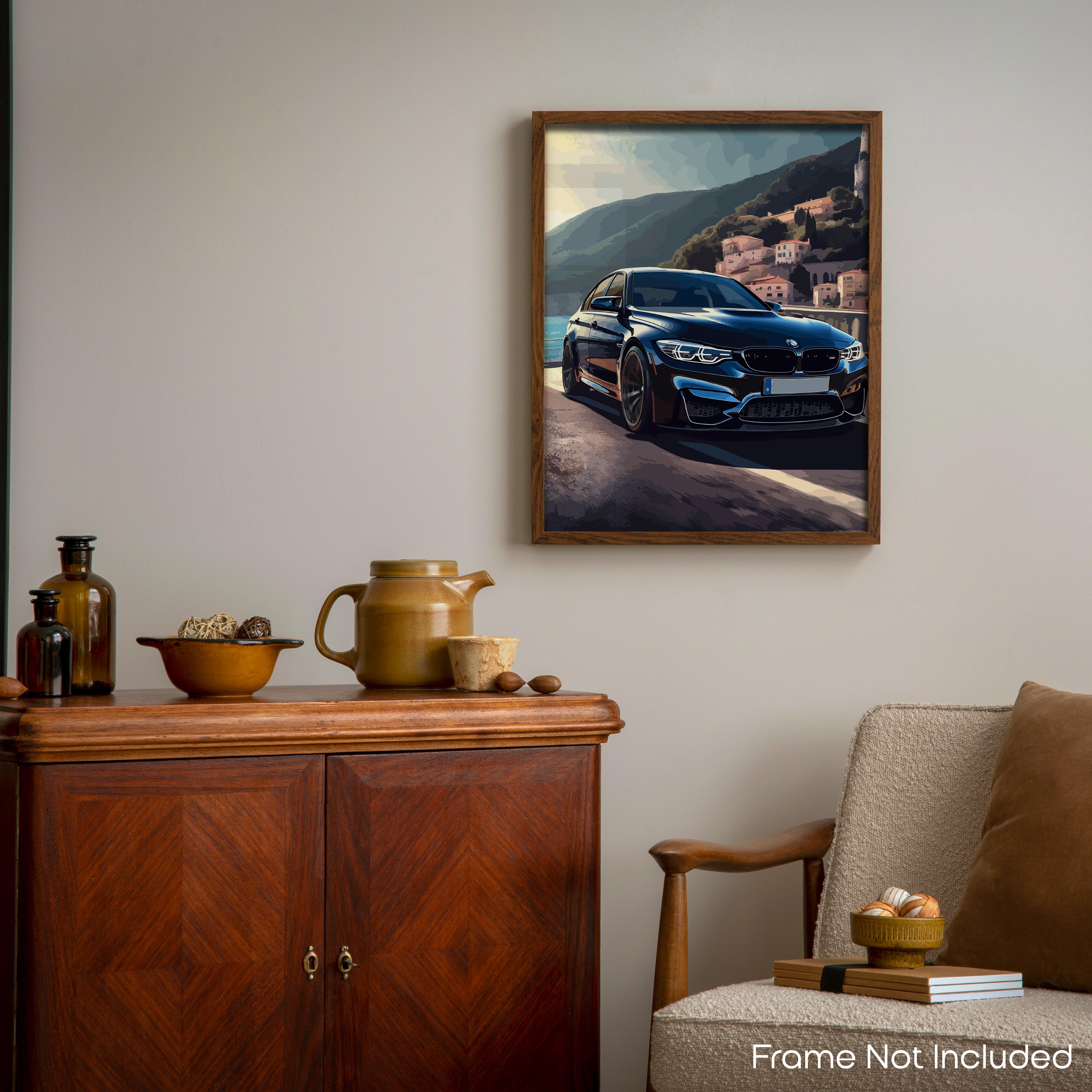 Fireball - Car Poster