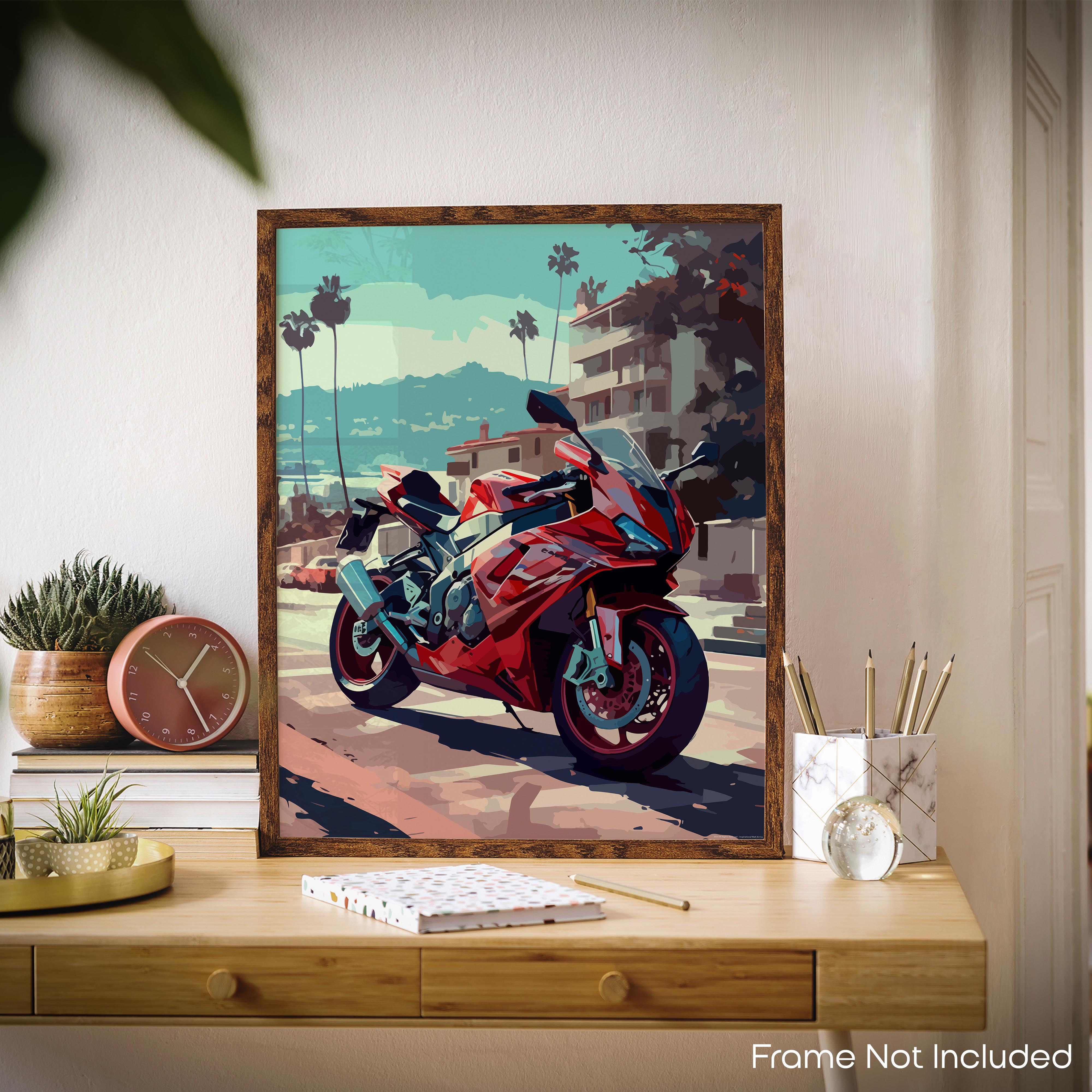 Velocity - Motorcycle Poster