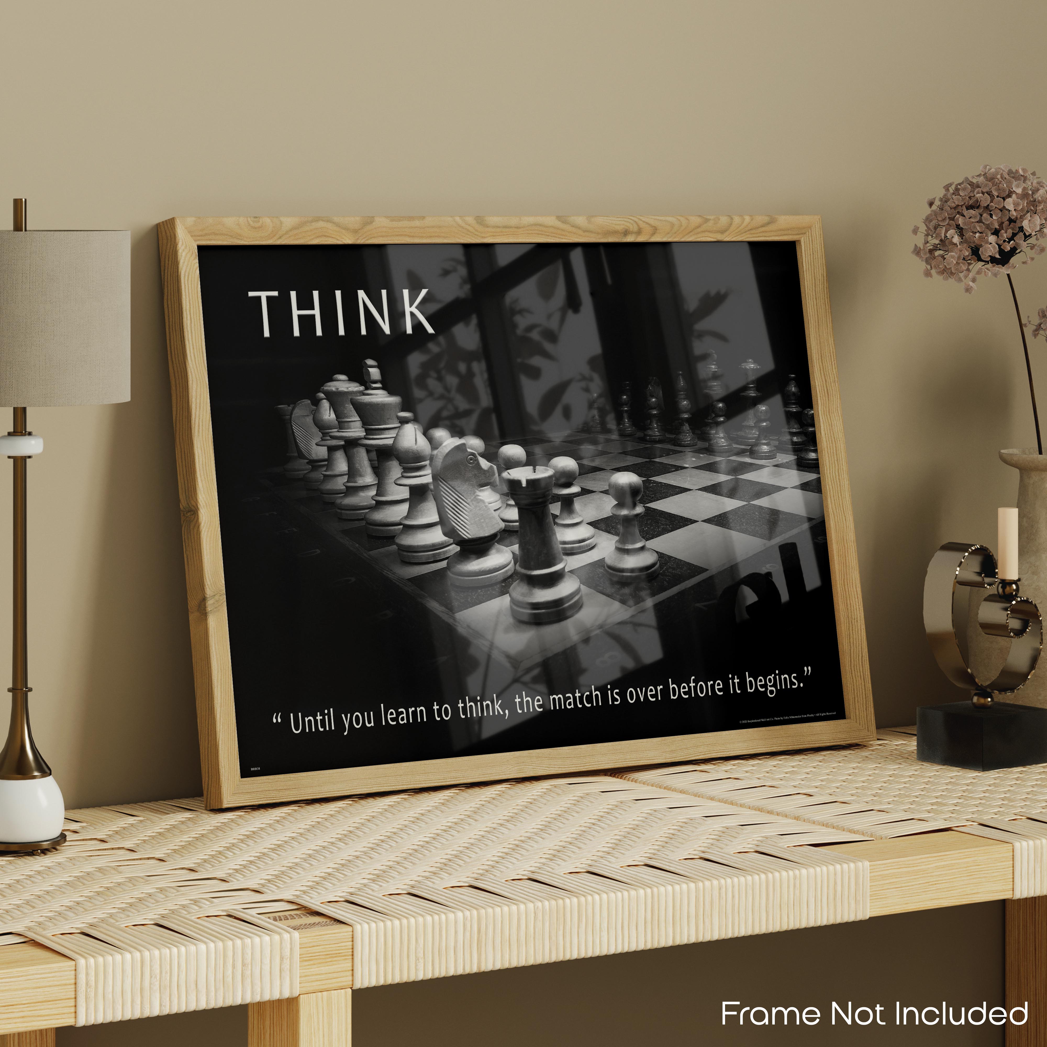 Think - Chess Poster
