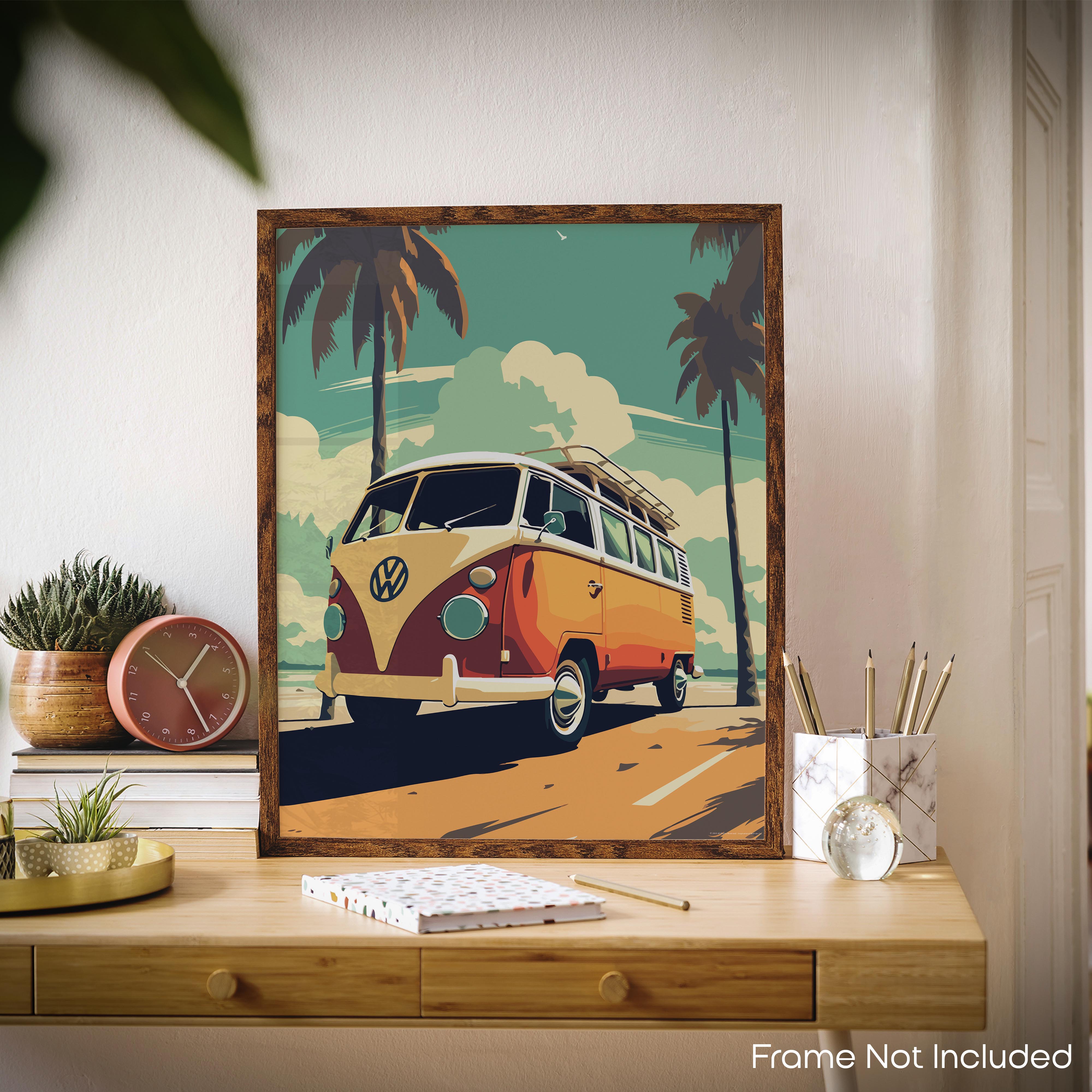 Beach - Volkswagen Poster