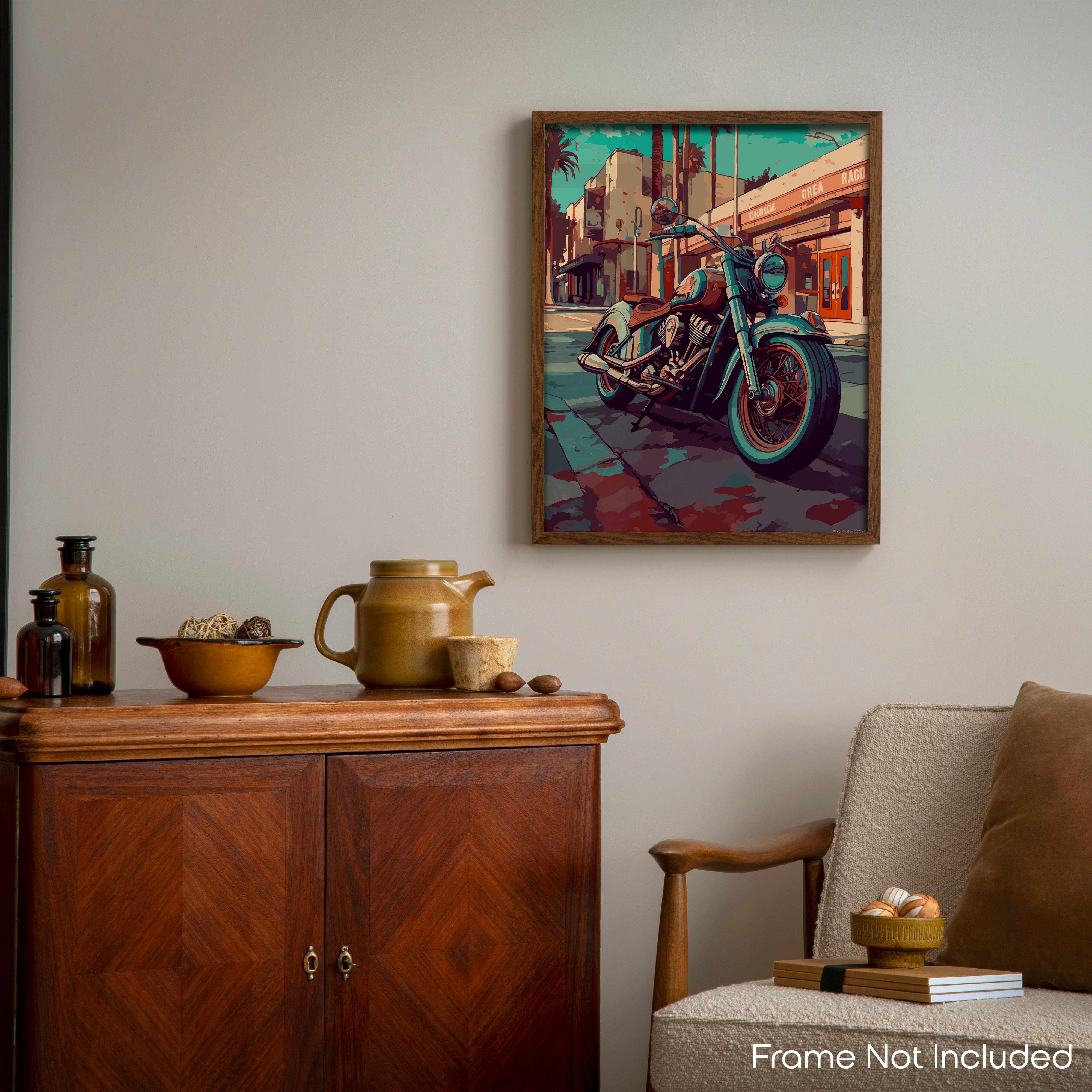 Diligent - Motorcycle Poster