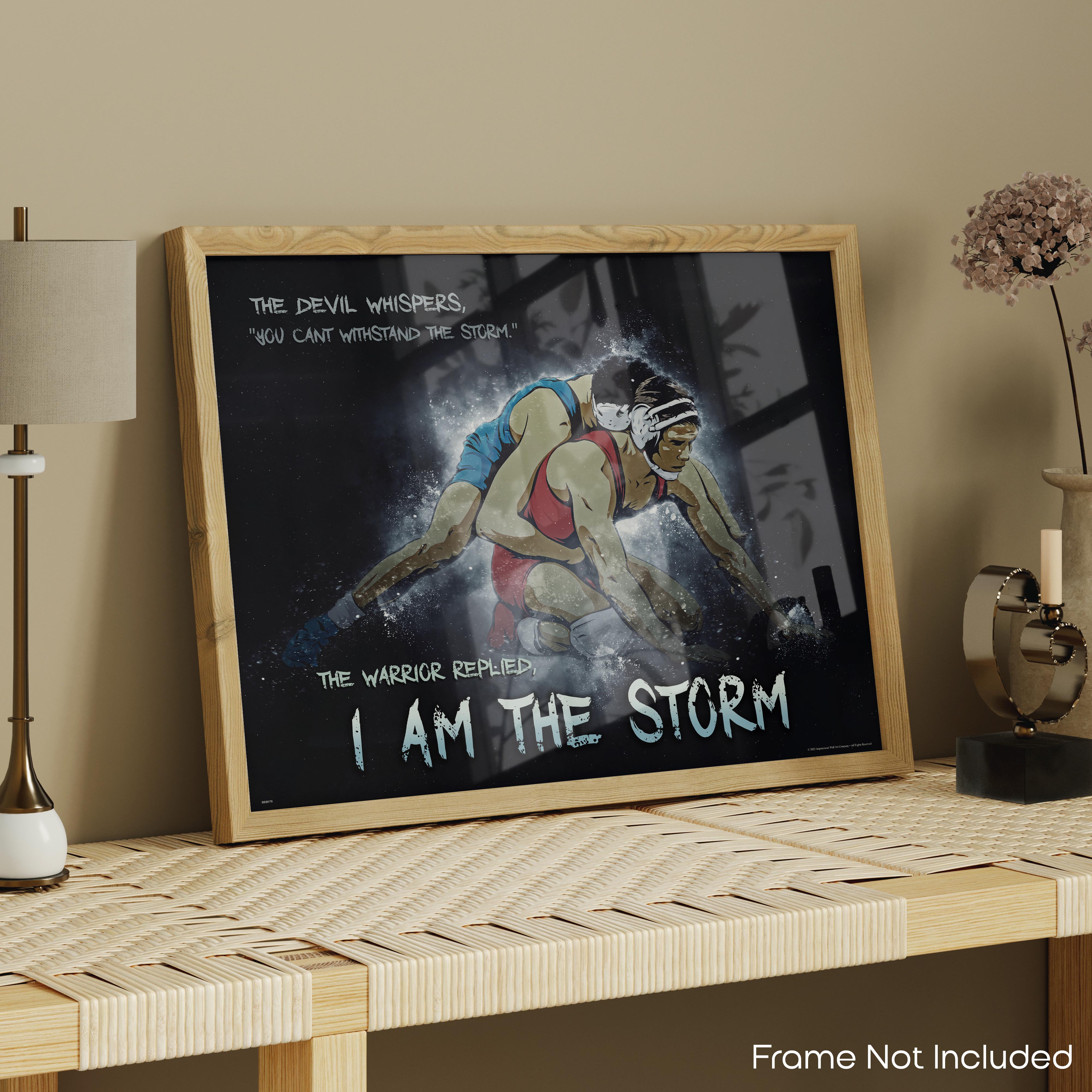 I Am The Storm - Wrestling Poster