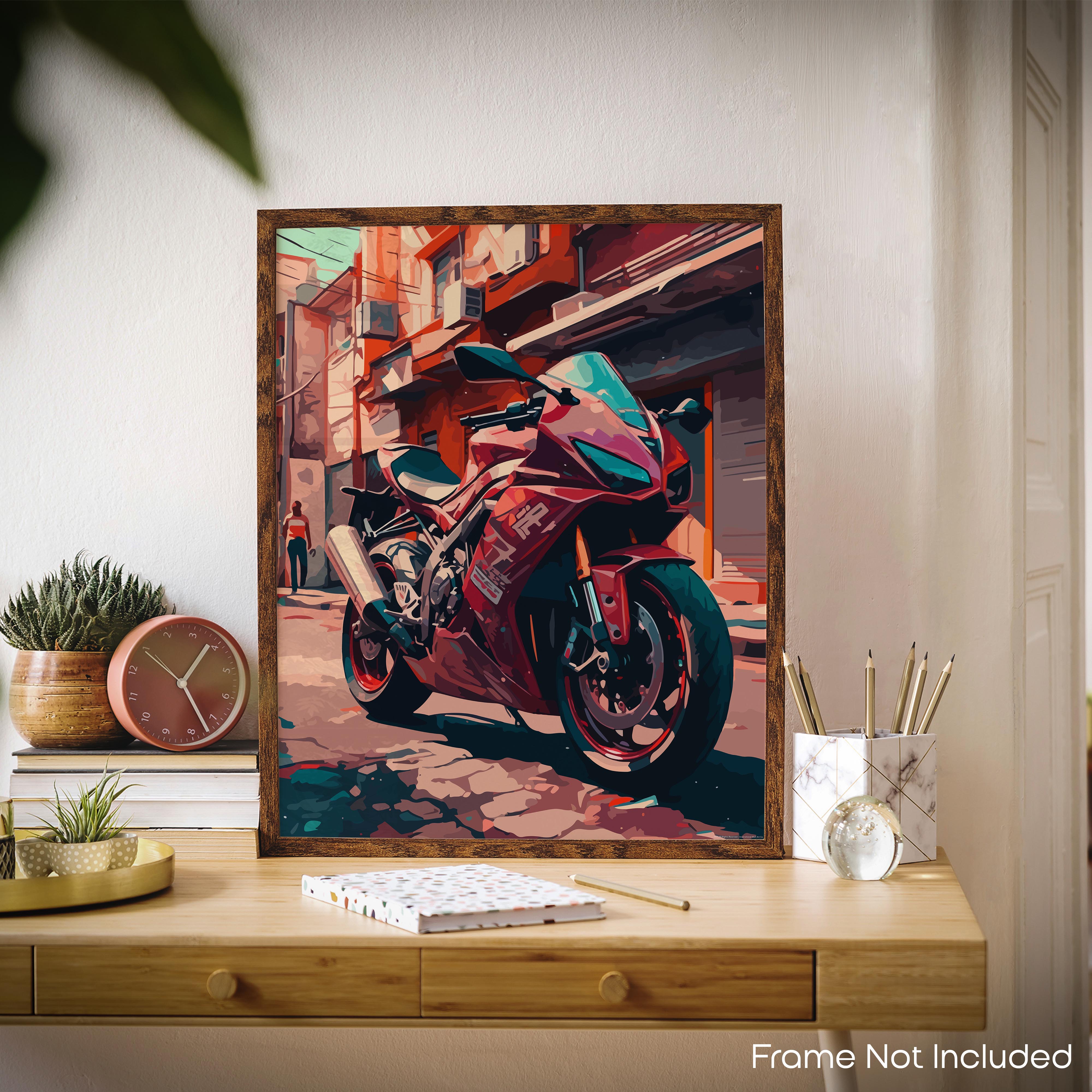 Streamline - Motorcycle Poster