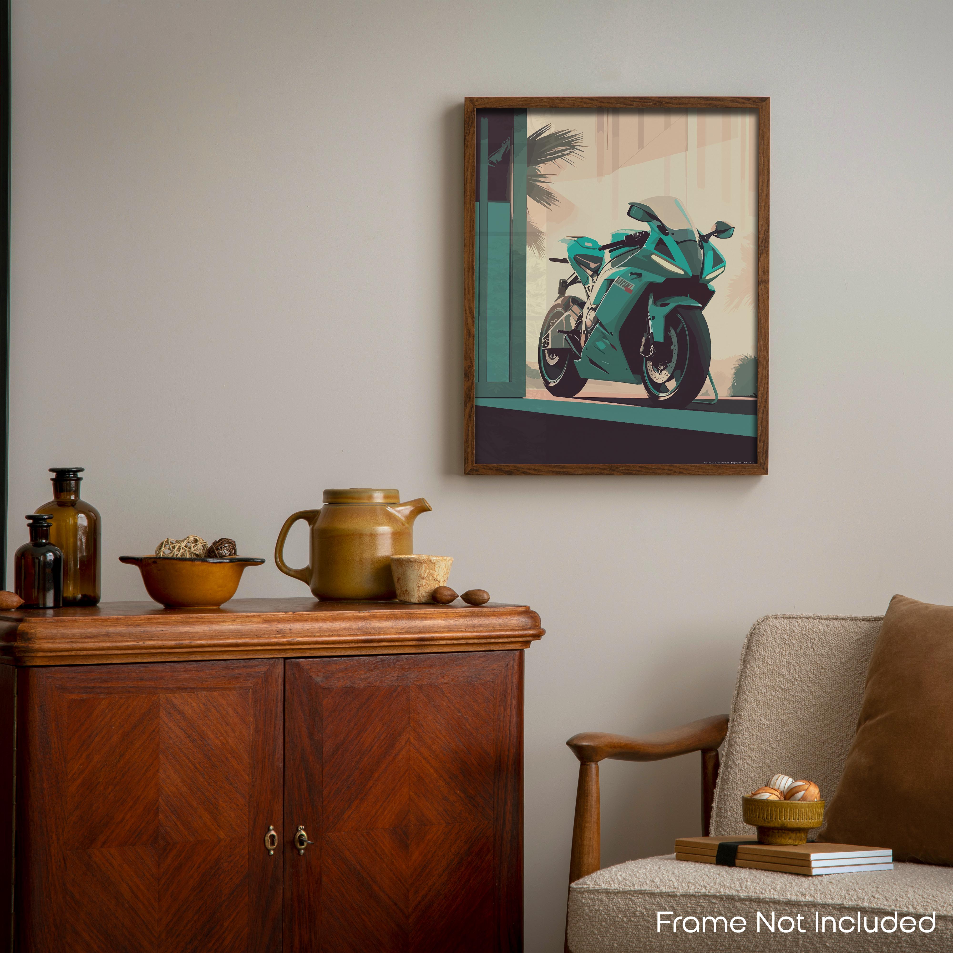 Cruising Delight - Motorcycle Poster