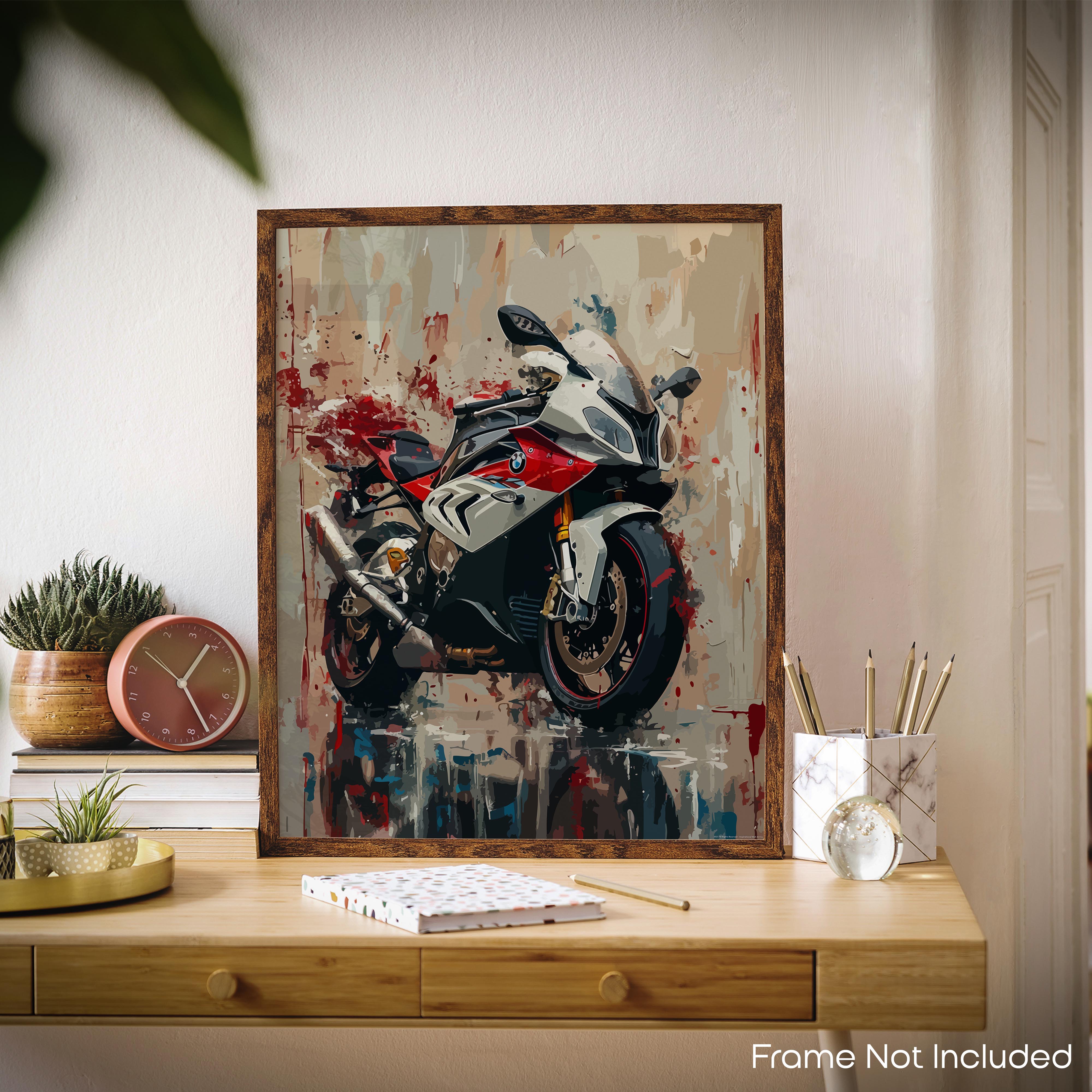 Scintillating - Motorcycle Poster
