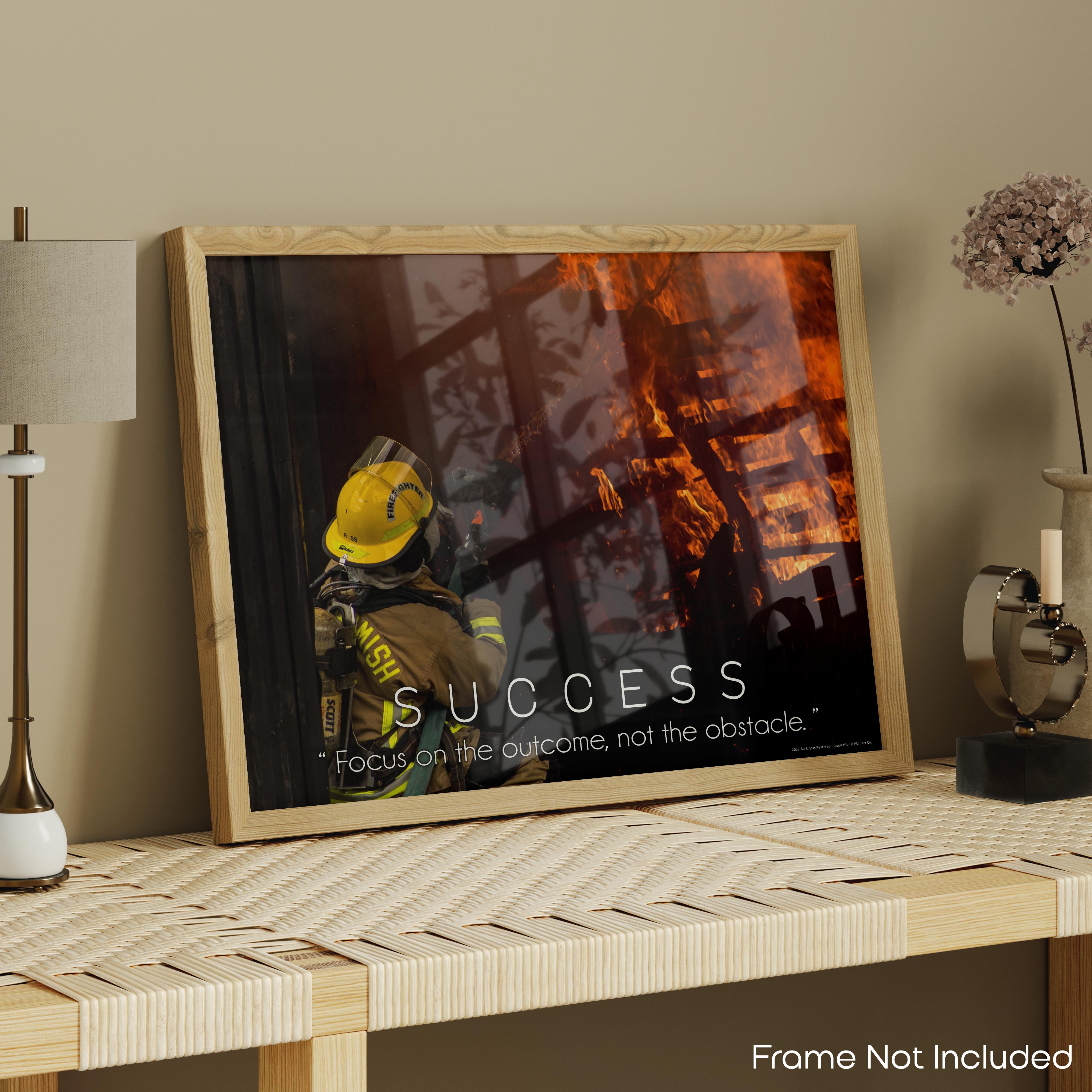 Success - Firefighter Poster