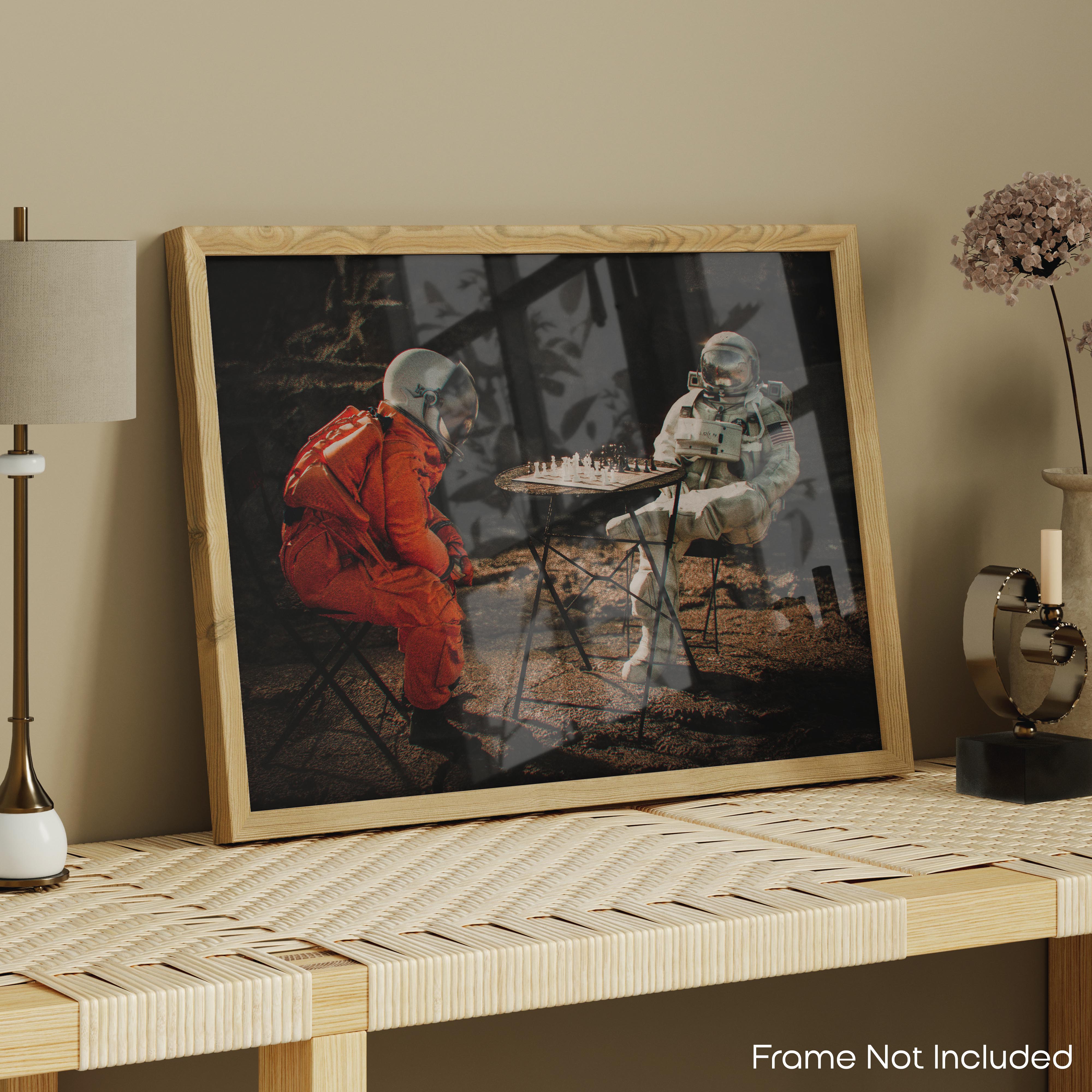 Astronauts - Chess Poster