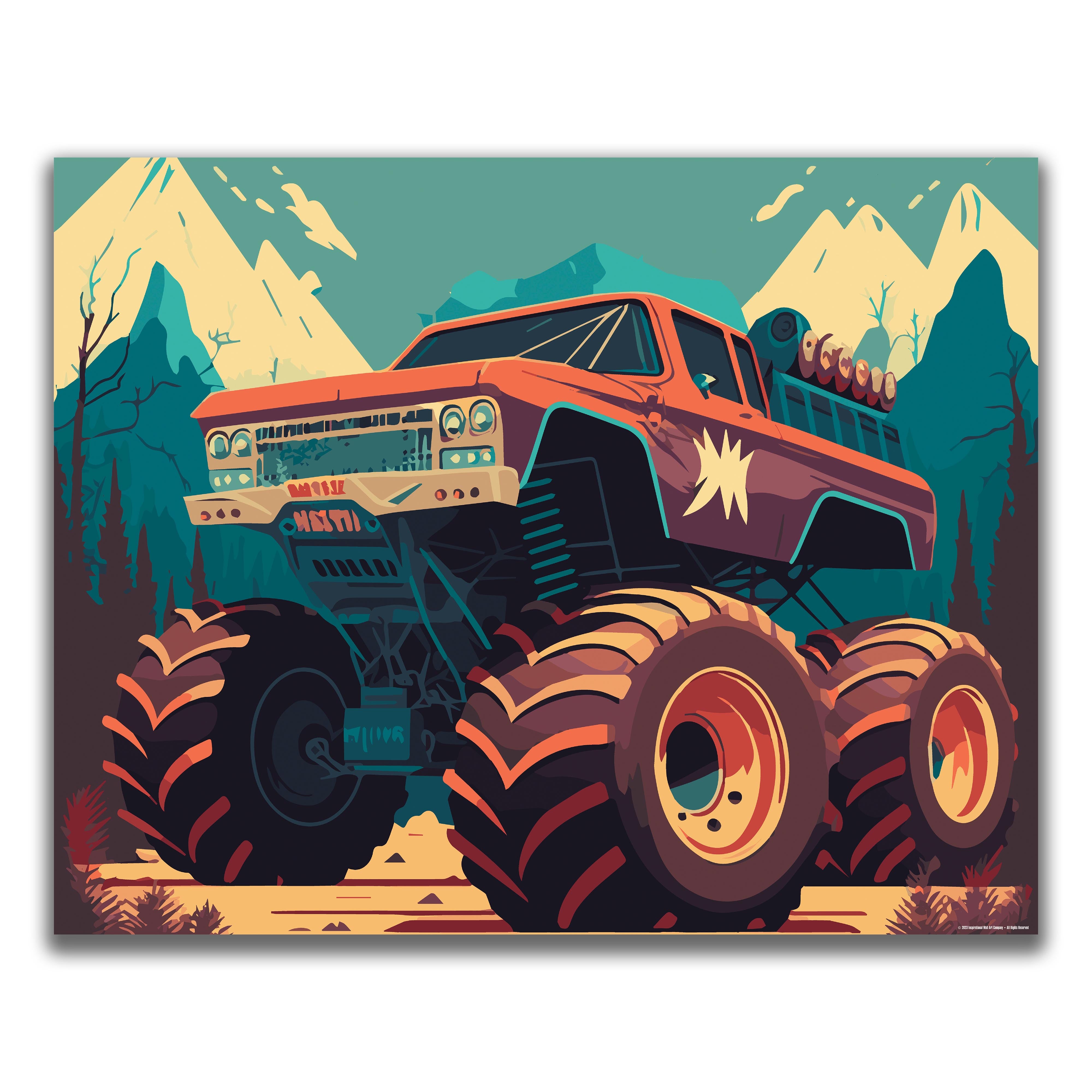 Mean Machine - Truck Poster