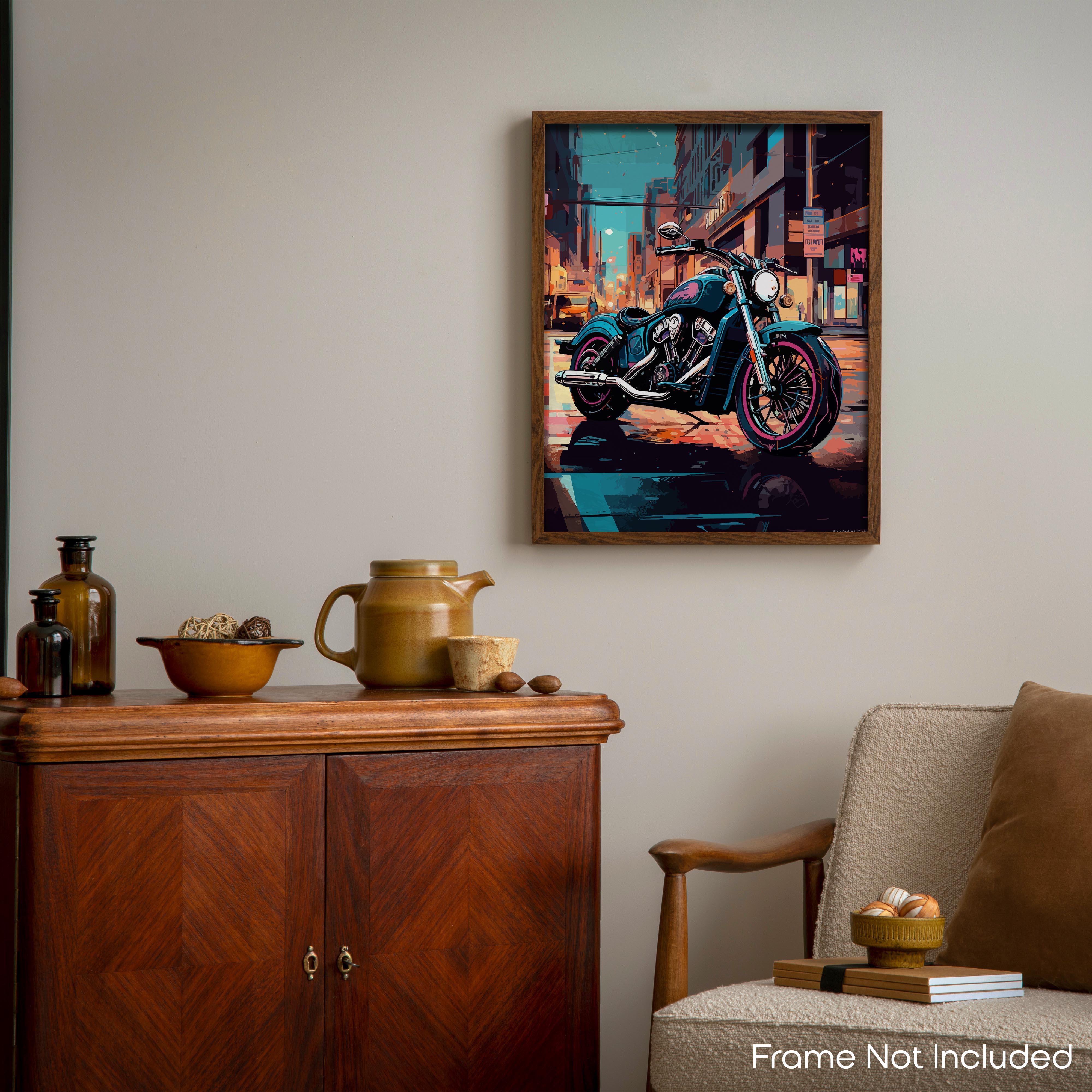 Electric - Motorcycle Poster