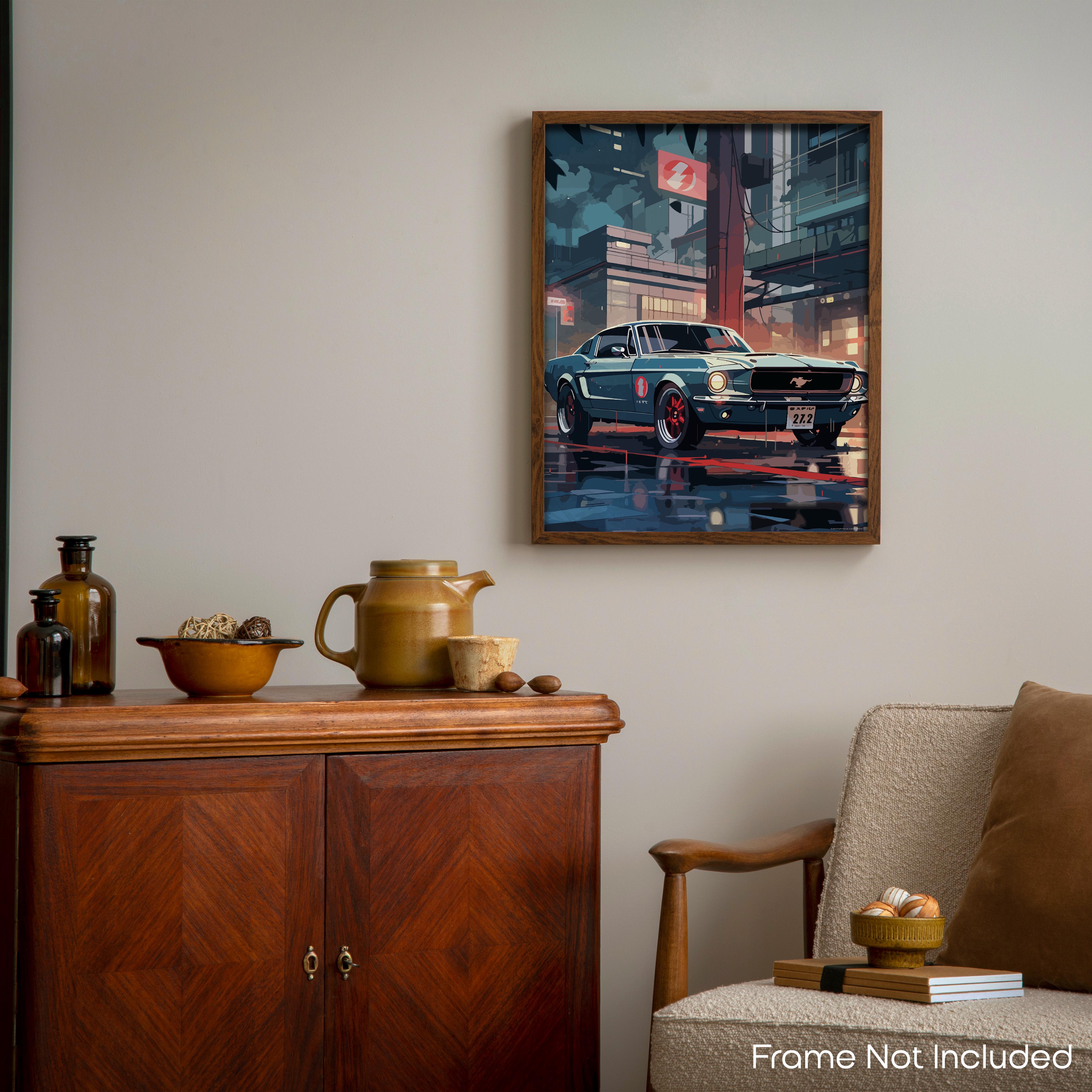 Stallion - Car Poster