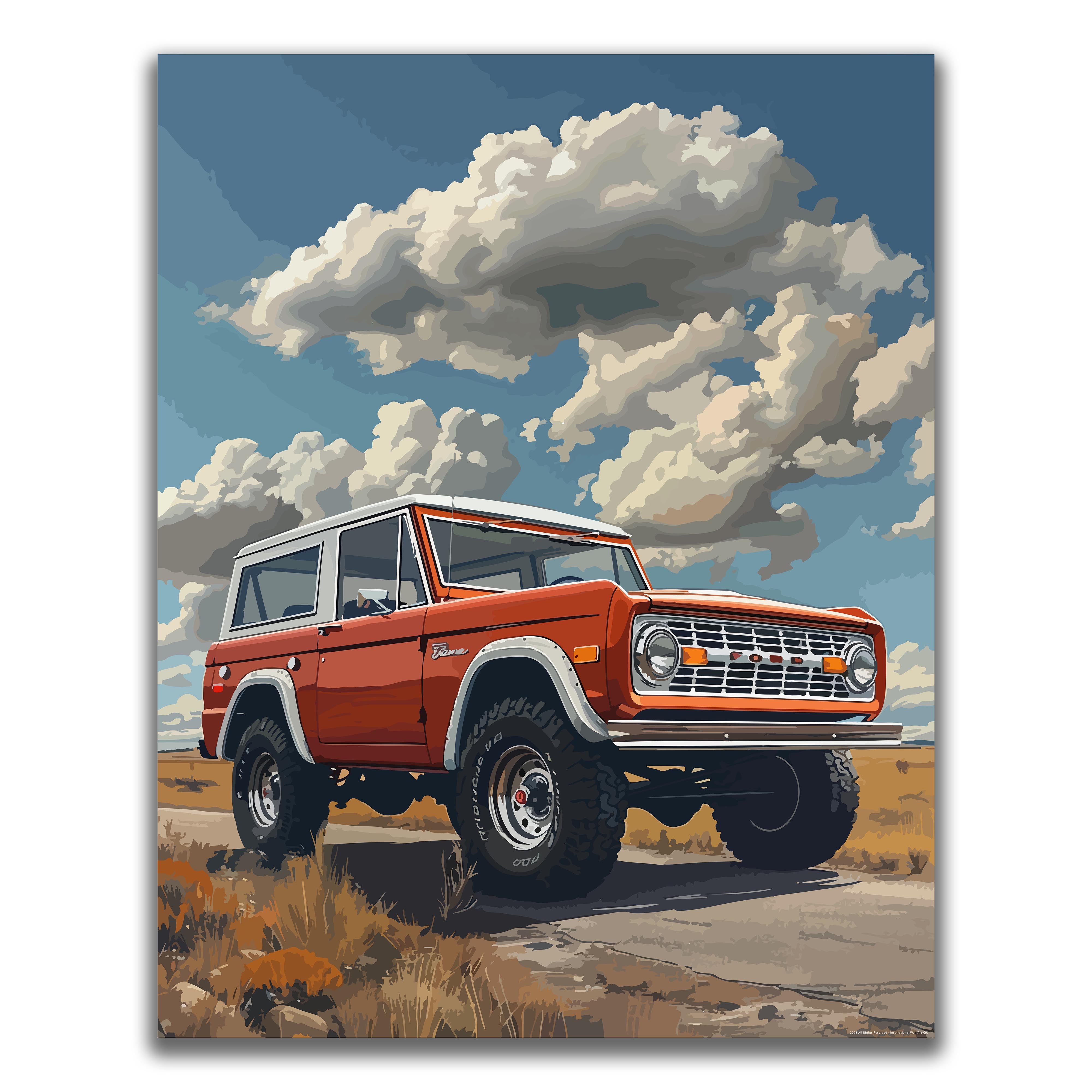 High - Car Poster