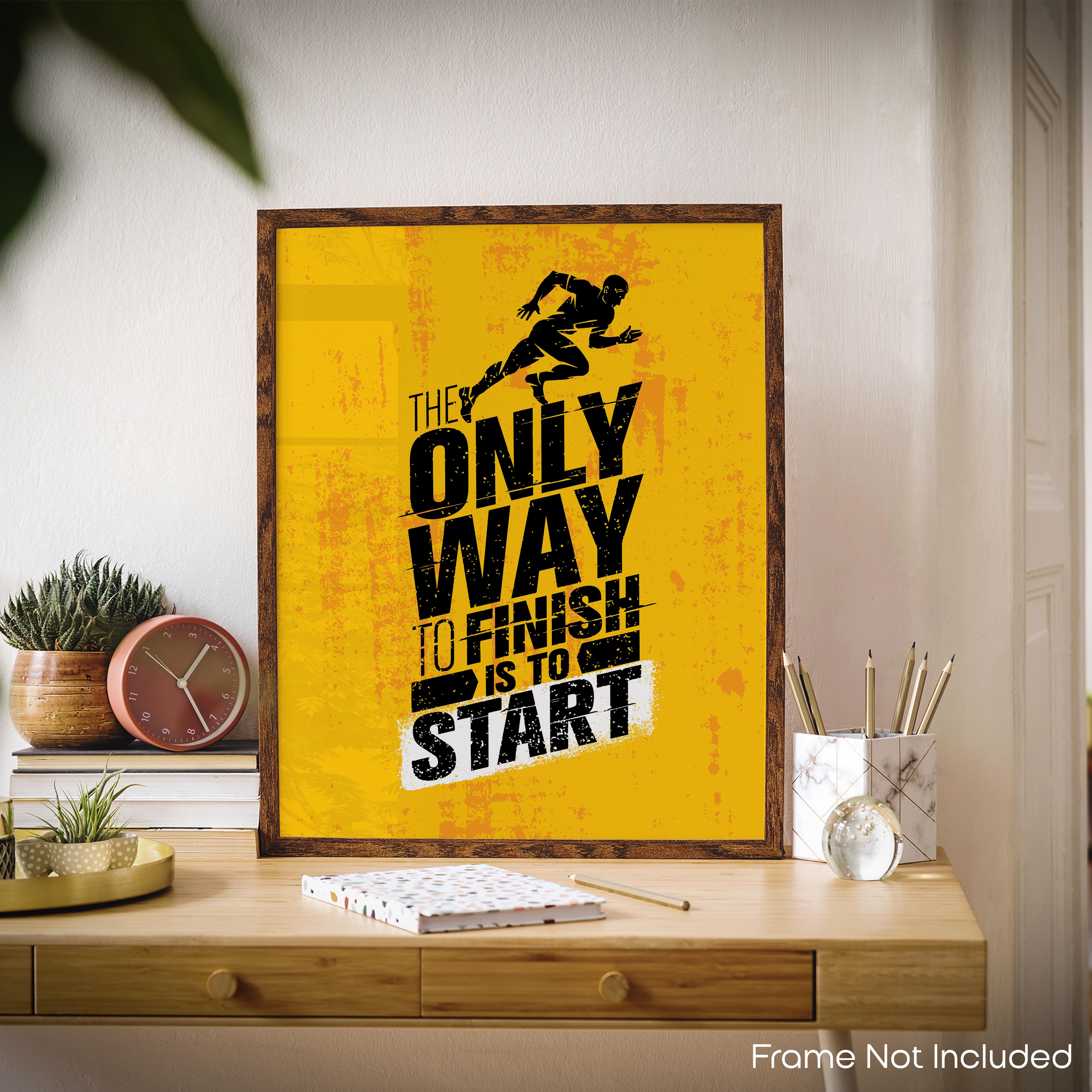 Start - Gym Poster