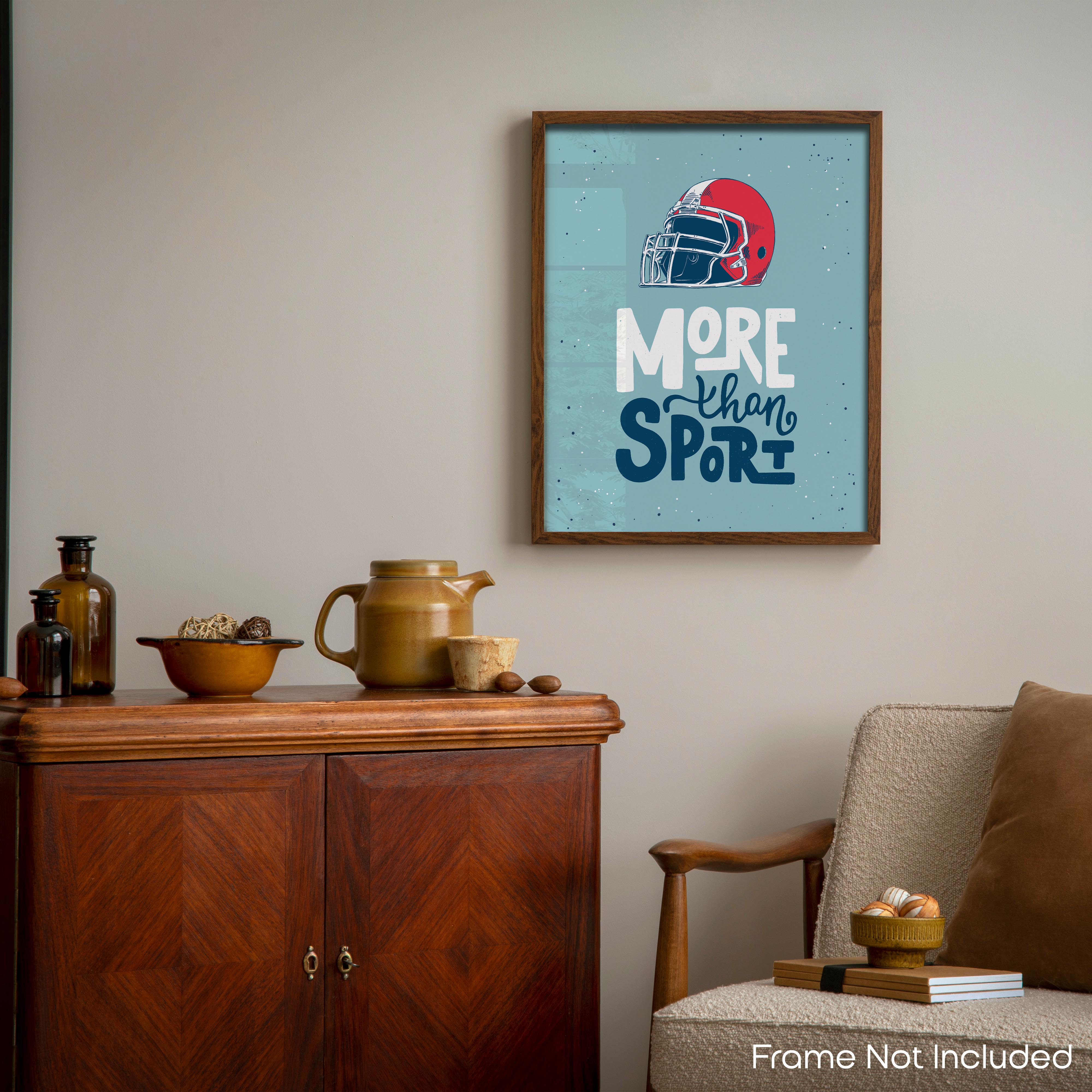 More Than Sport - Football Poster