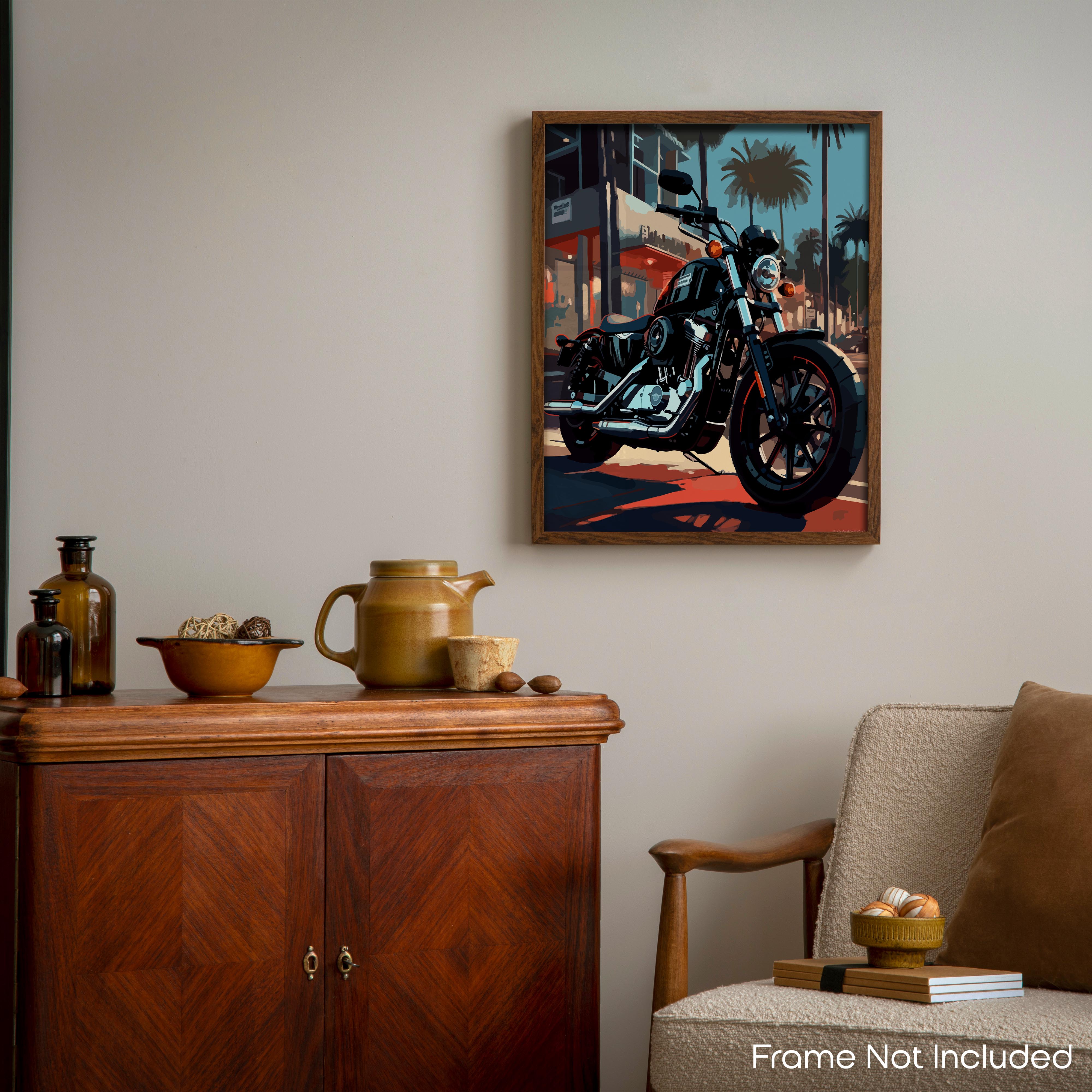 Lavish - Motorcycle Poster