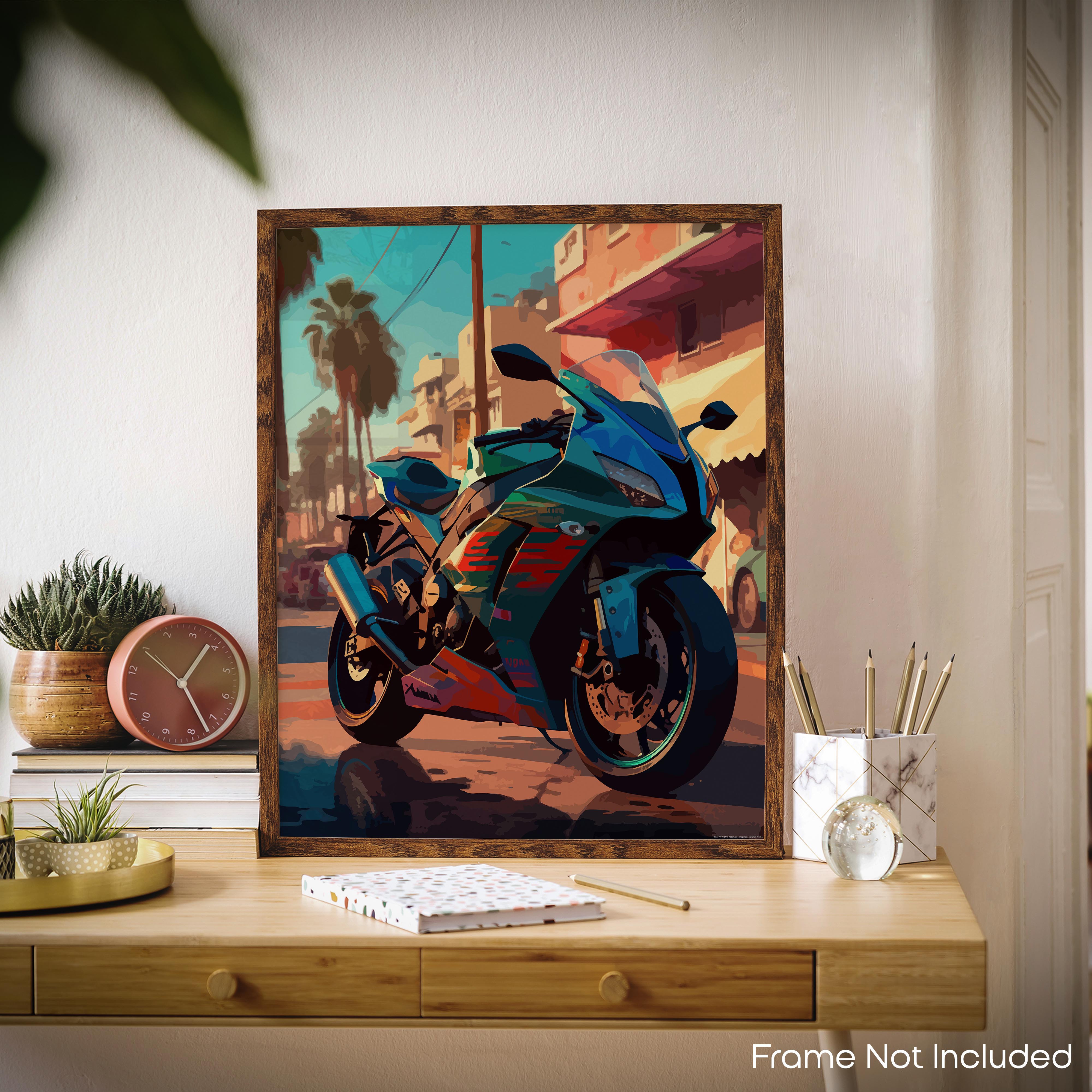 Energetic - Motorcycle Poster