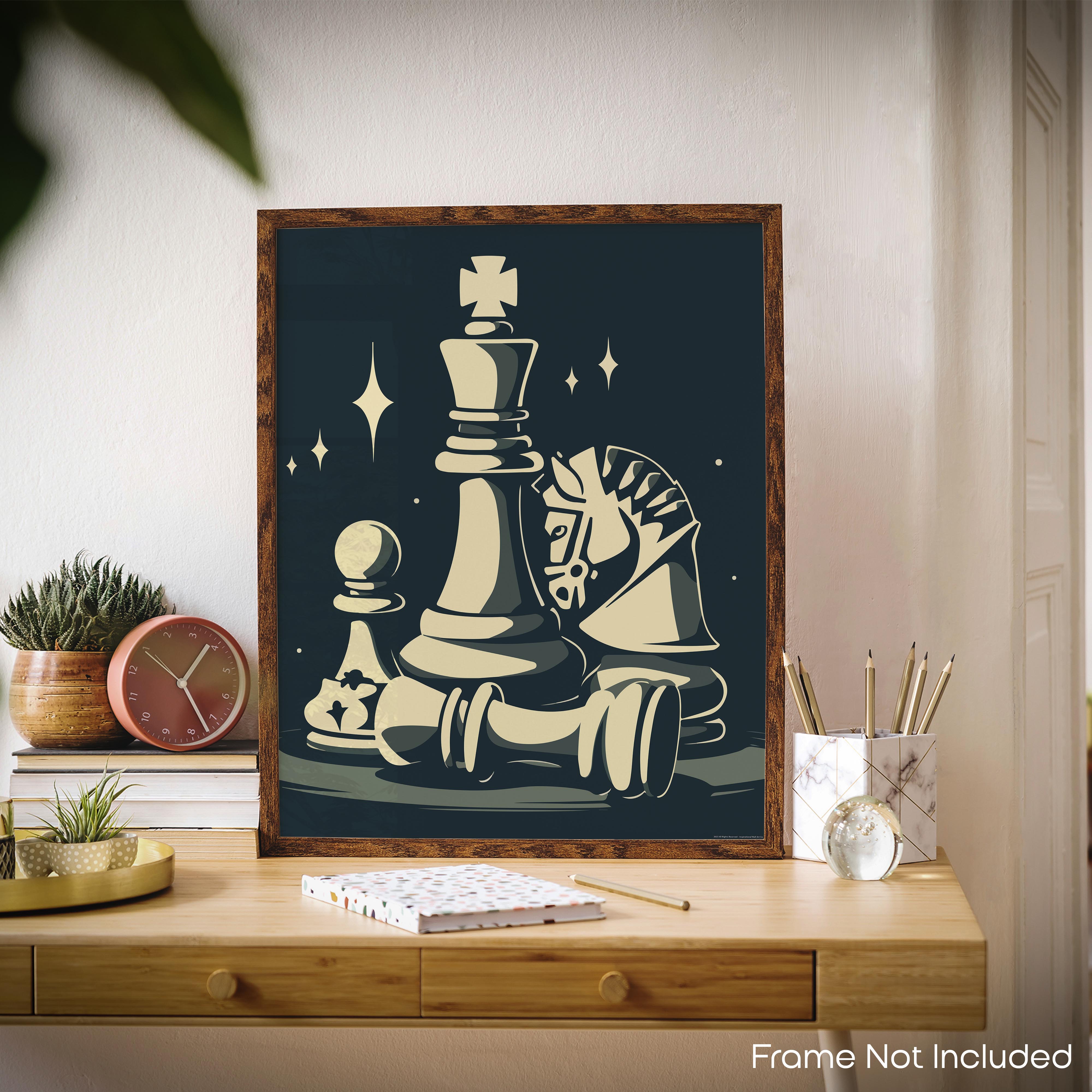 Endgame Beauty - Chess Poster