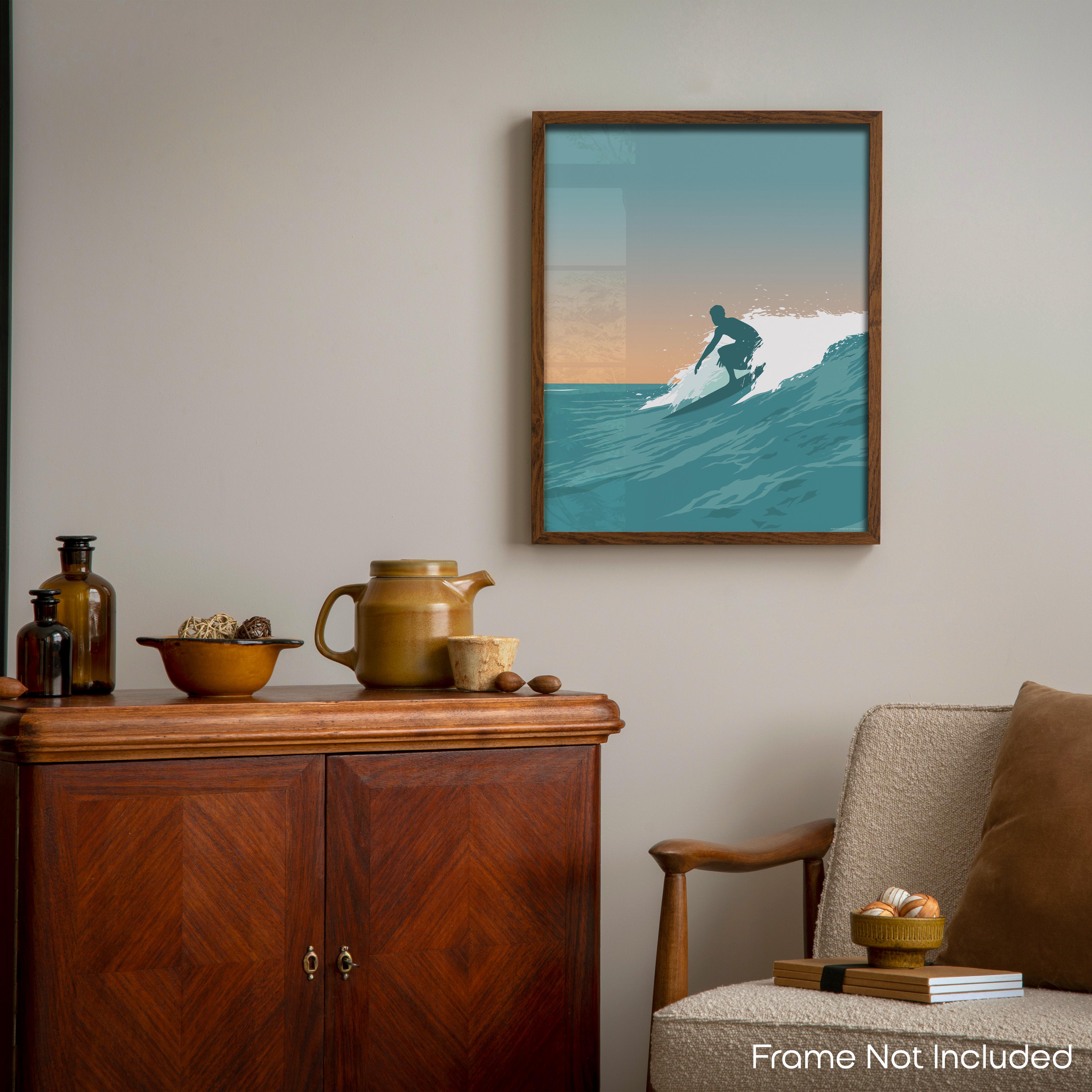 Waves - Surfing Poster