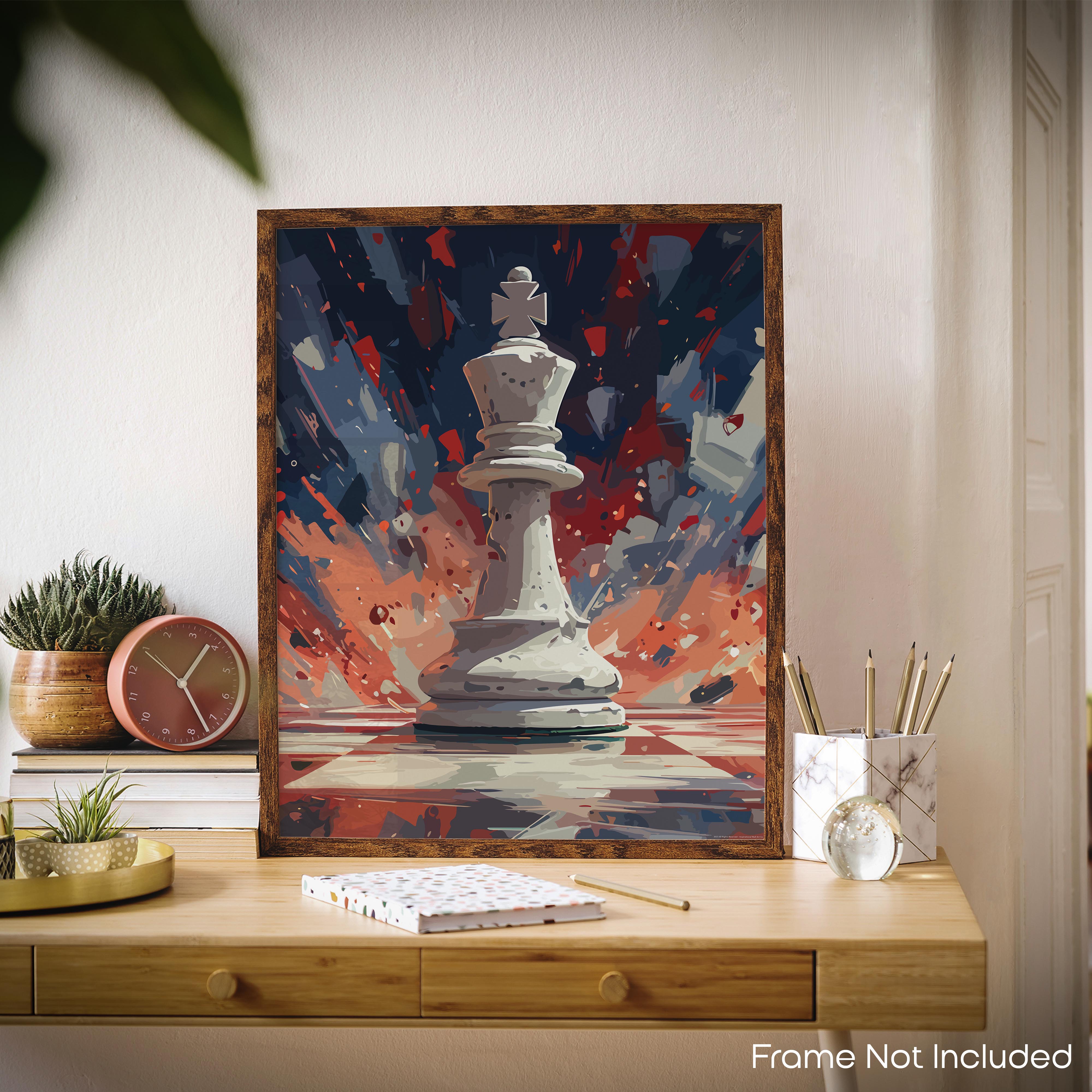 Check Patterns - Chess Poster