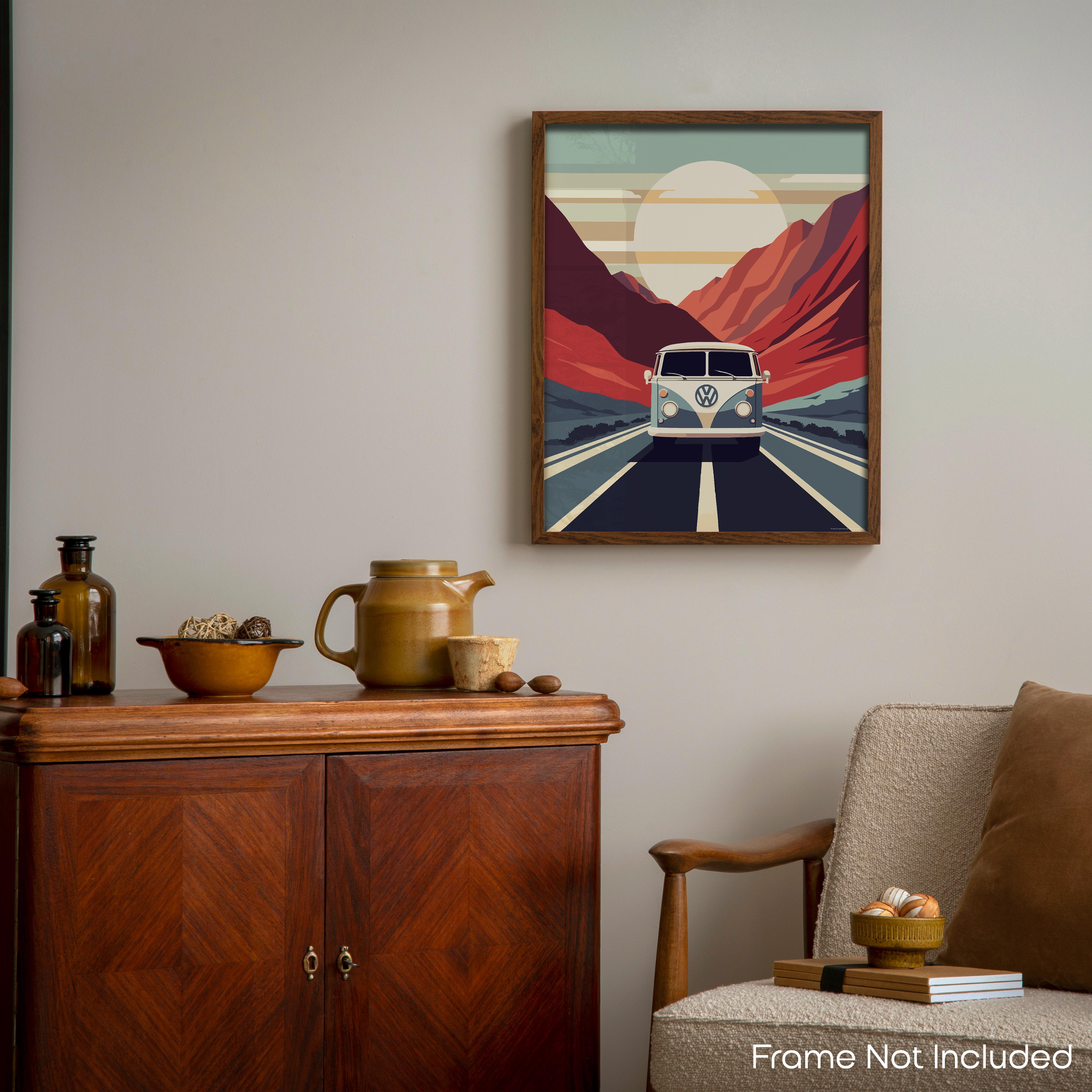Camping - Volkswagen Poster
