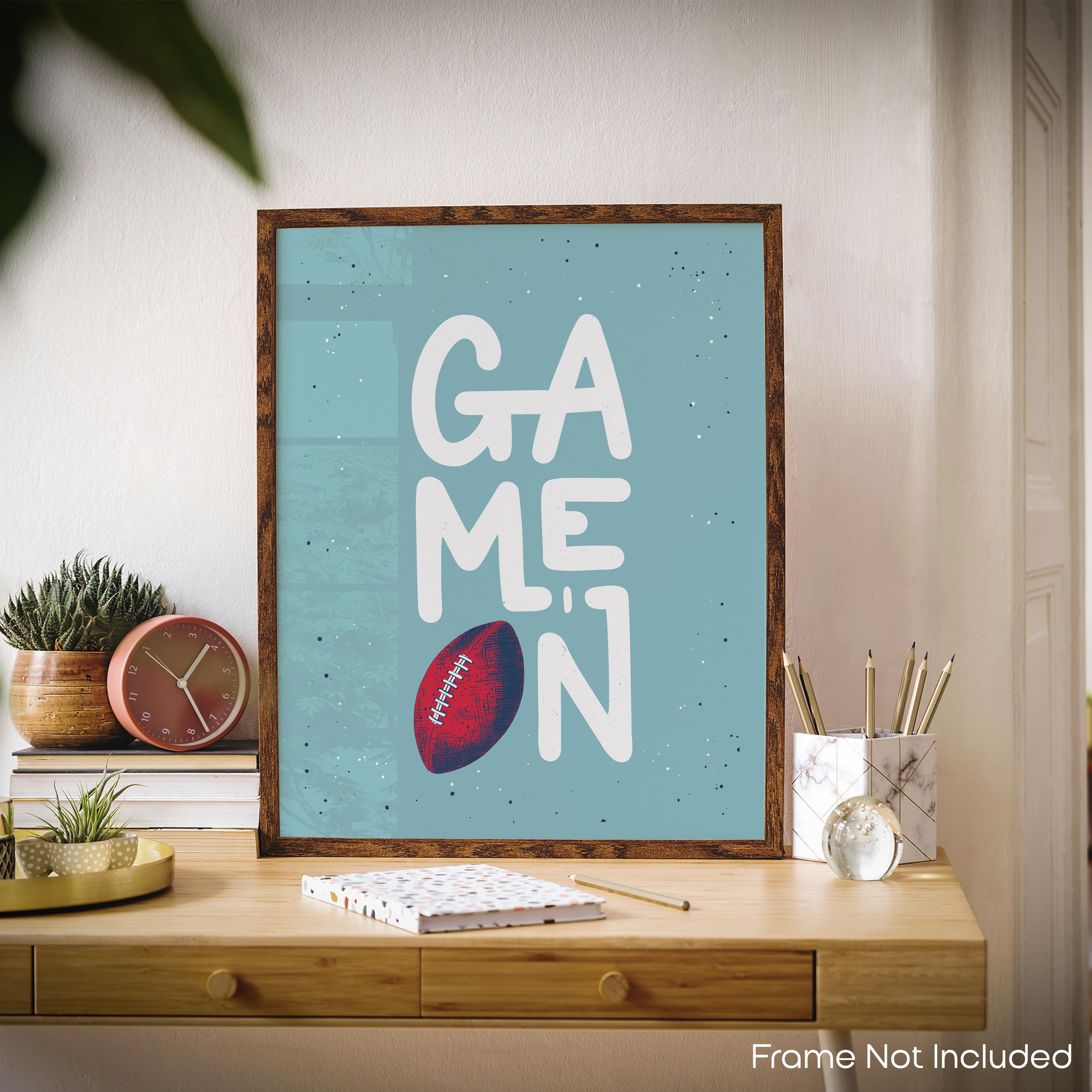 Game On - Football Poster