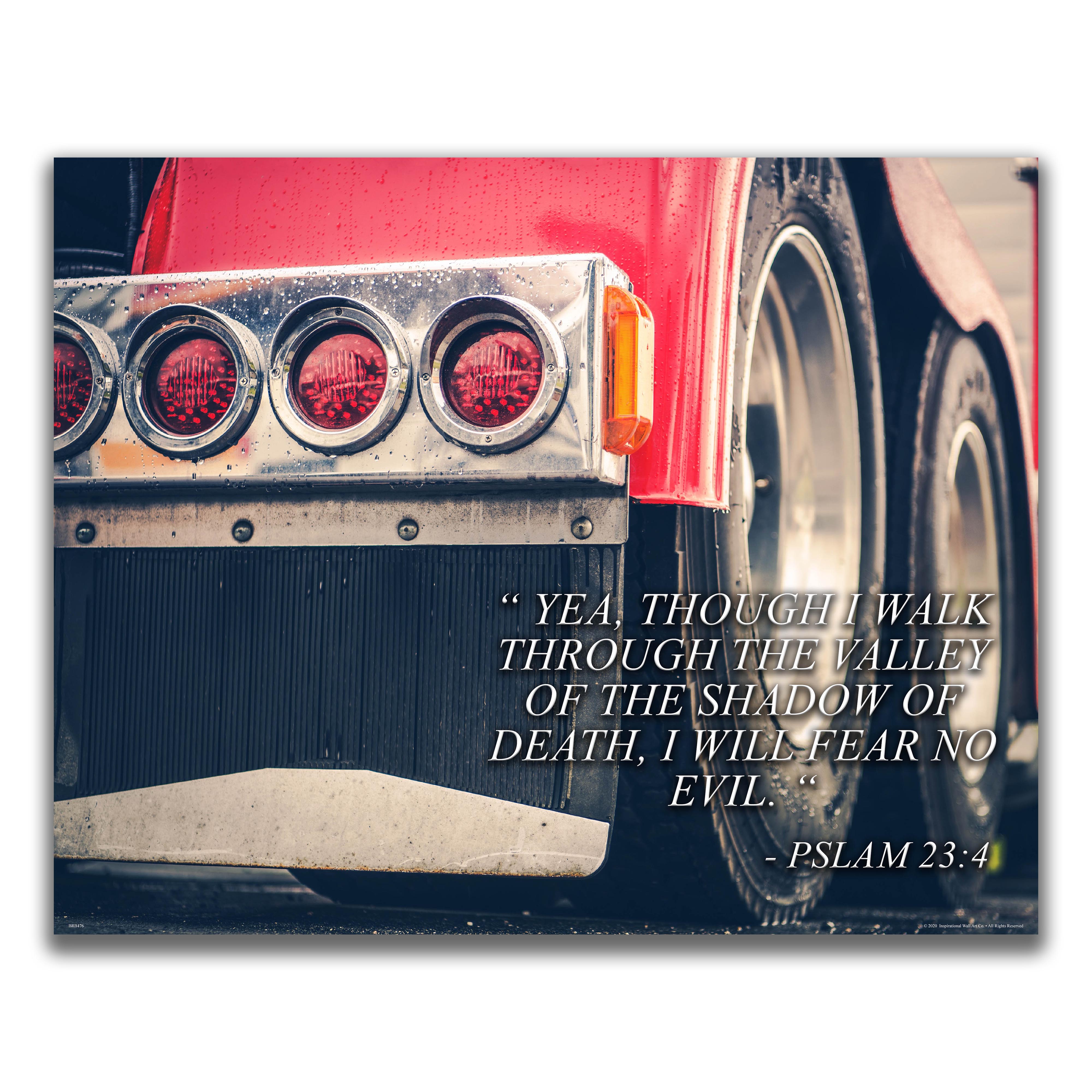 Semi Truck Driver Motivational Poster Art Print Dispatch Office Wall Decor - Semi Truck Poster