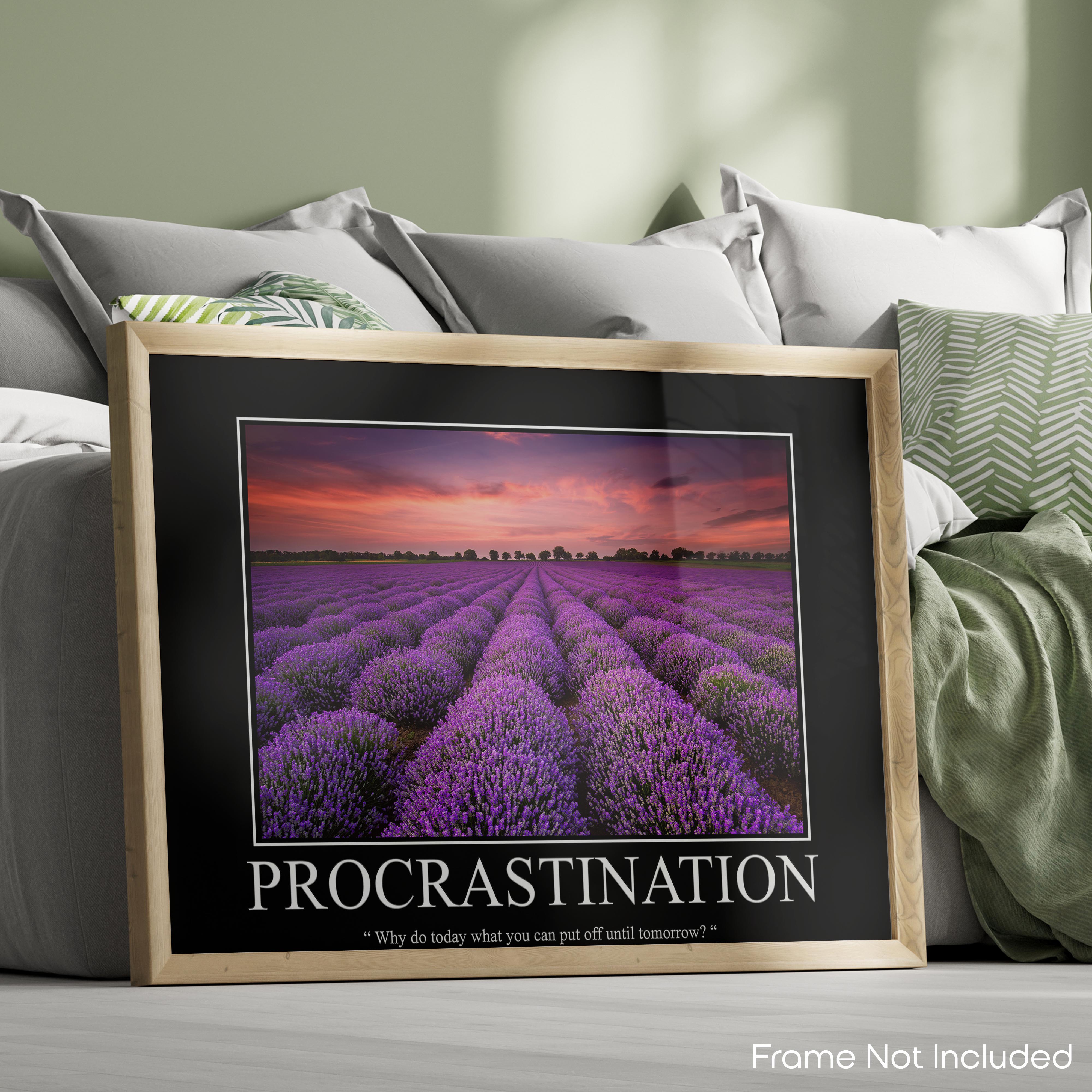 Procrastination - Demotivational Poster