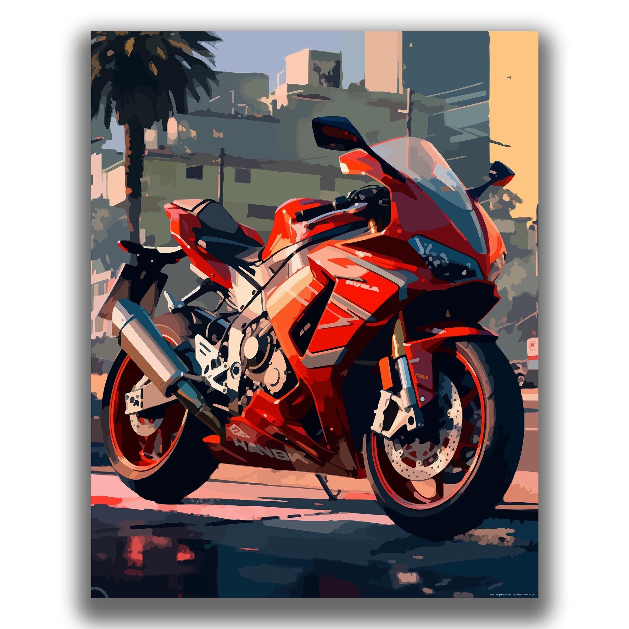 Windstorm - Motorcycle Poster