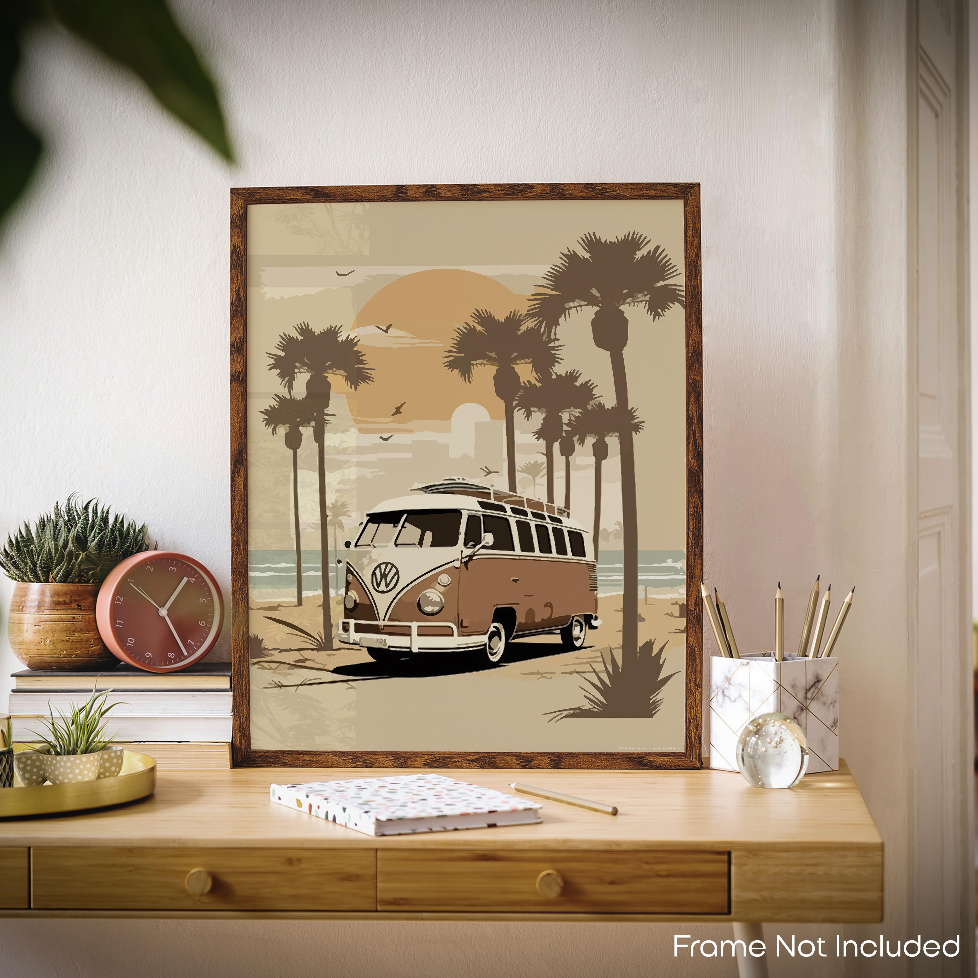 Sandy Van - Volkswagen Poster