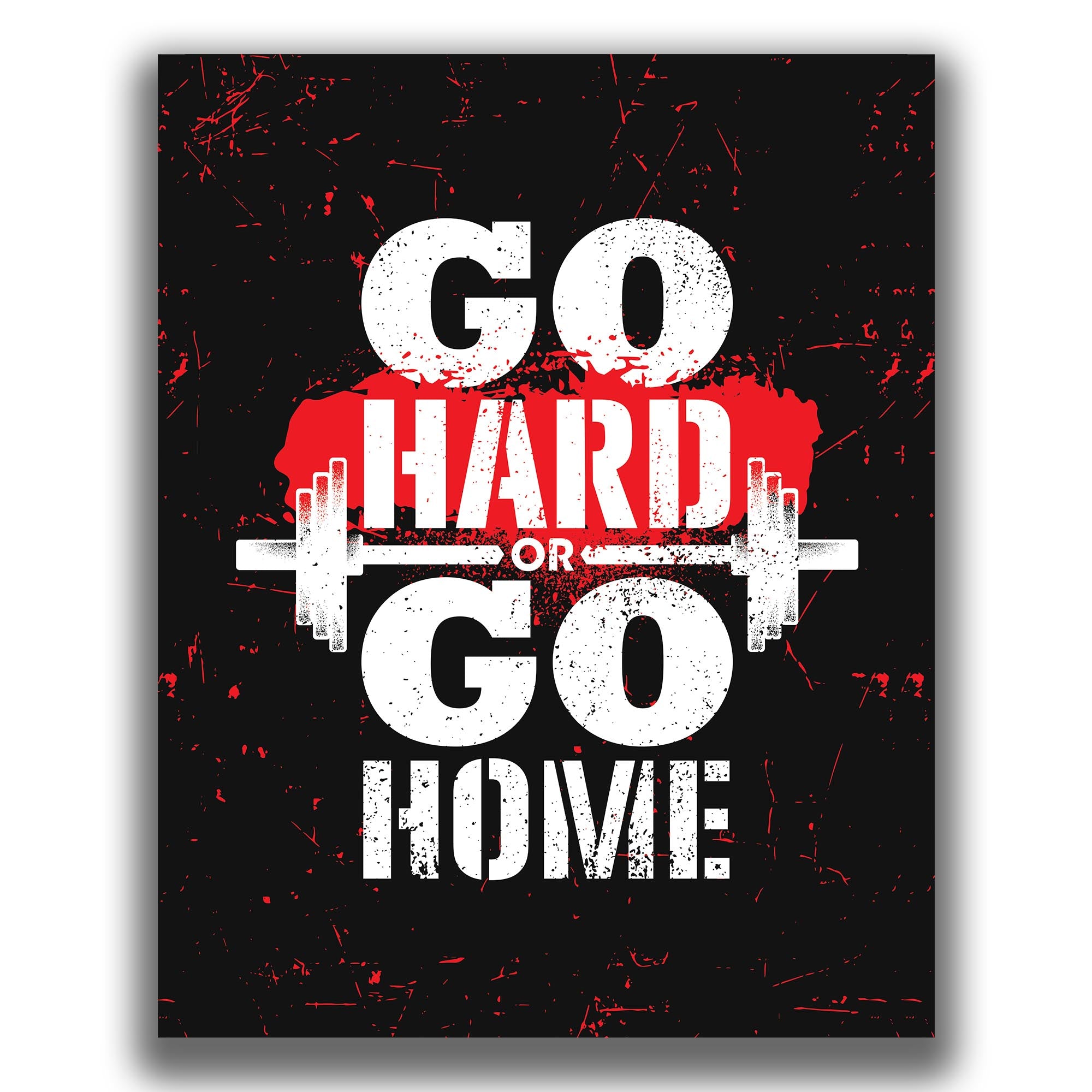 Go Hard - Gym Poster