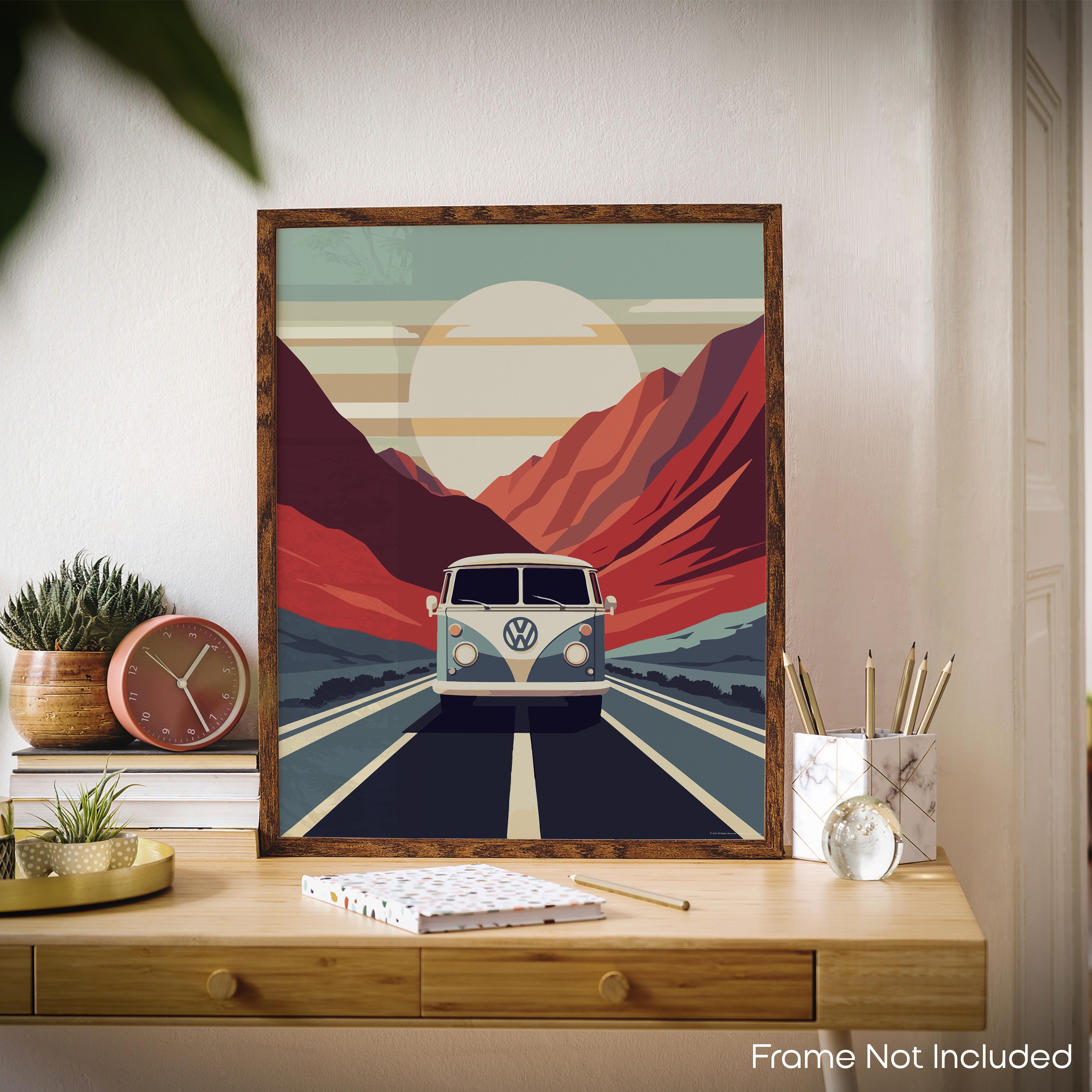 Camping - Volkswagen Poster