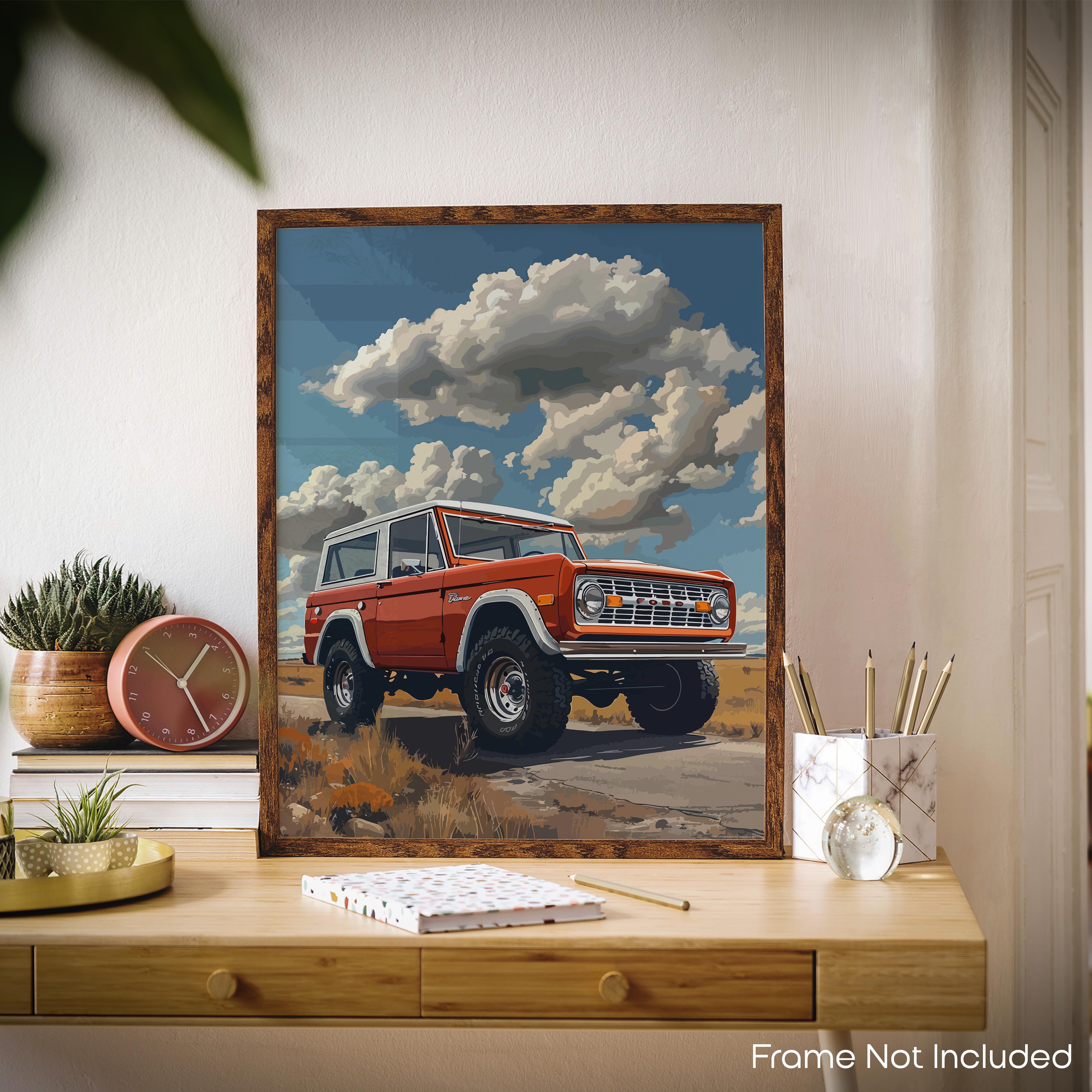 High - Car Poster
