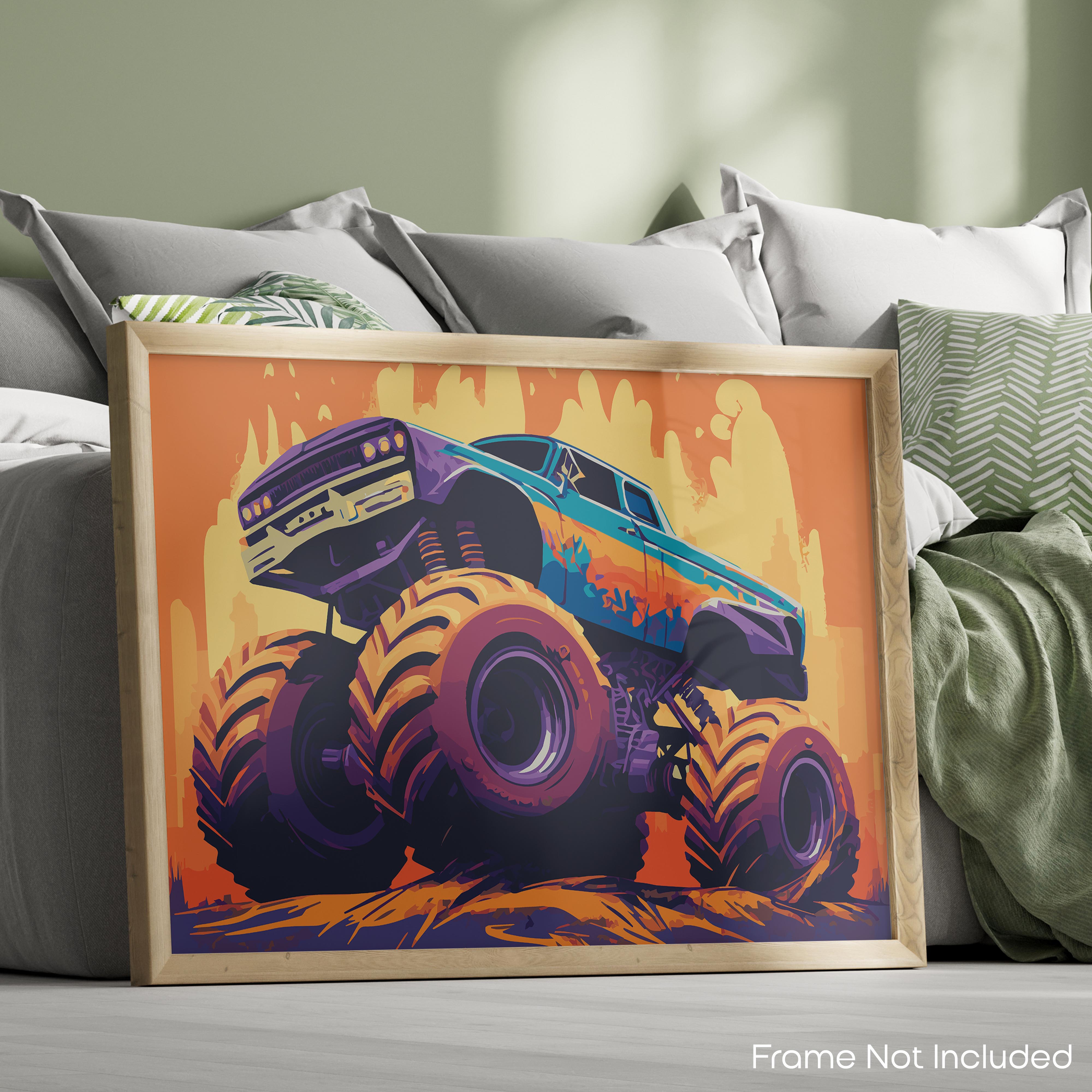 Lifted Truck - Truck Poster