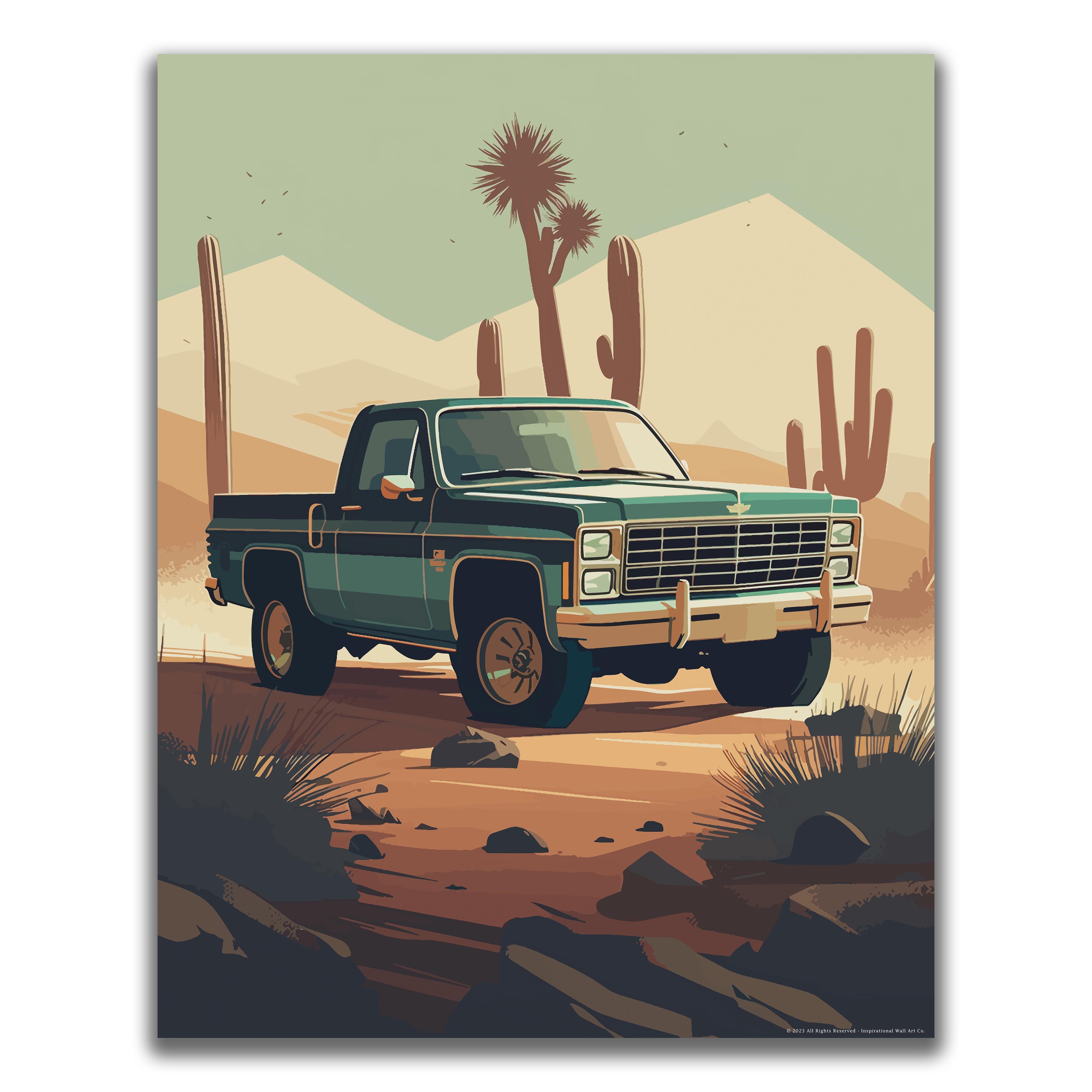 Timeless Treasures - Truck Poster