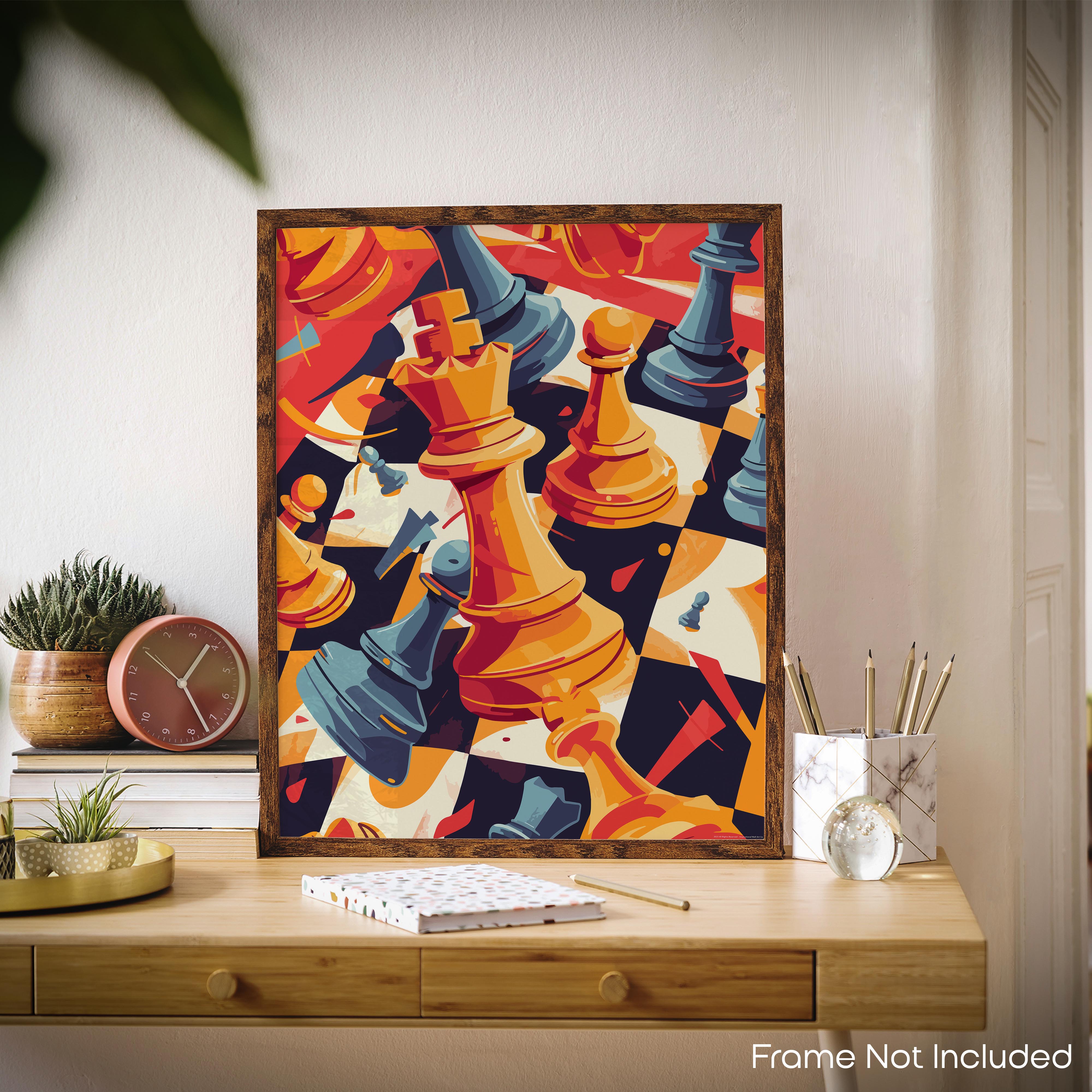 Pieces' Saga - Chess Poster