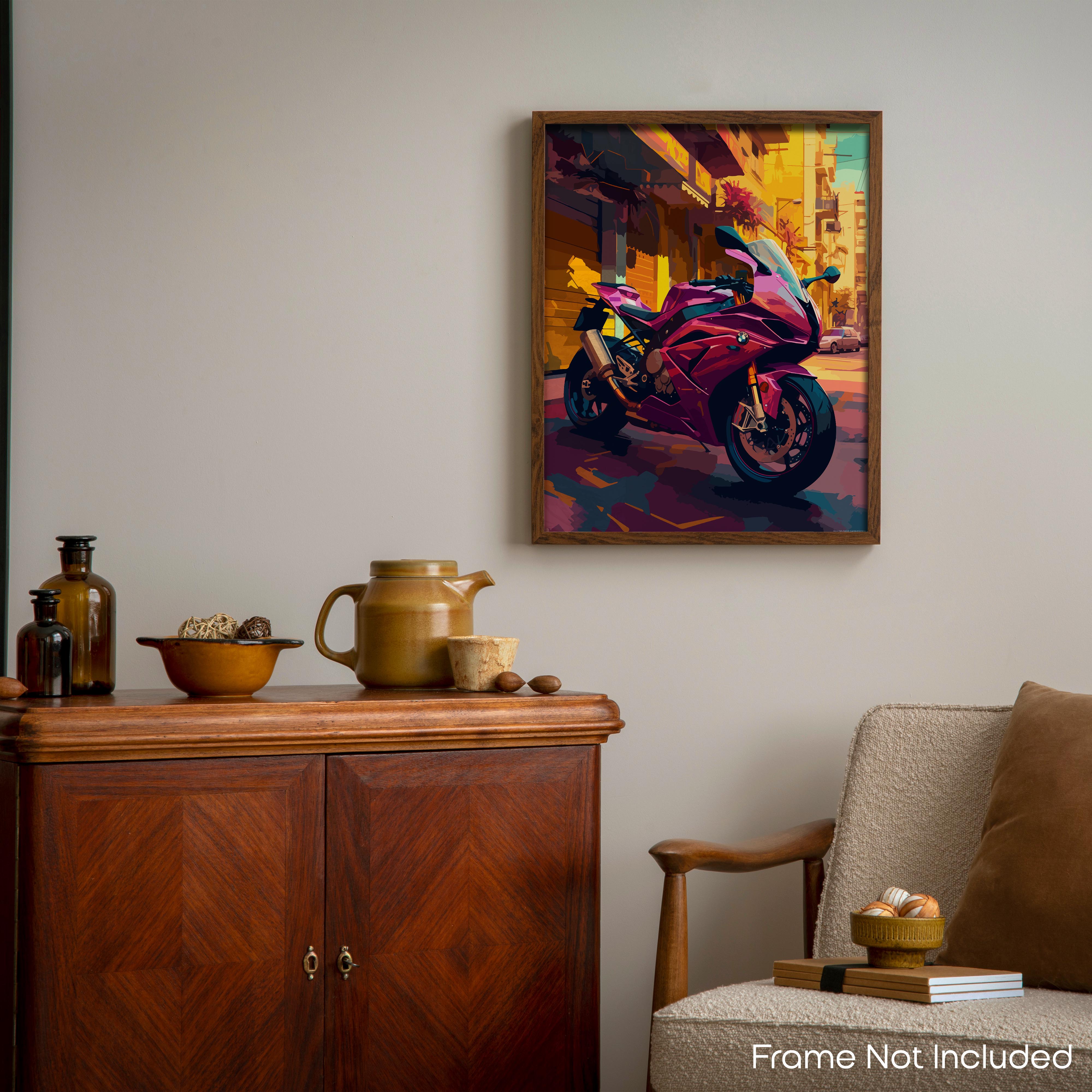 Buoyant - Motorcycle Poster