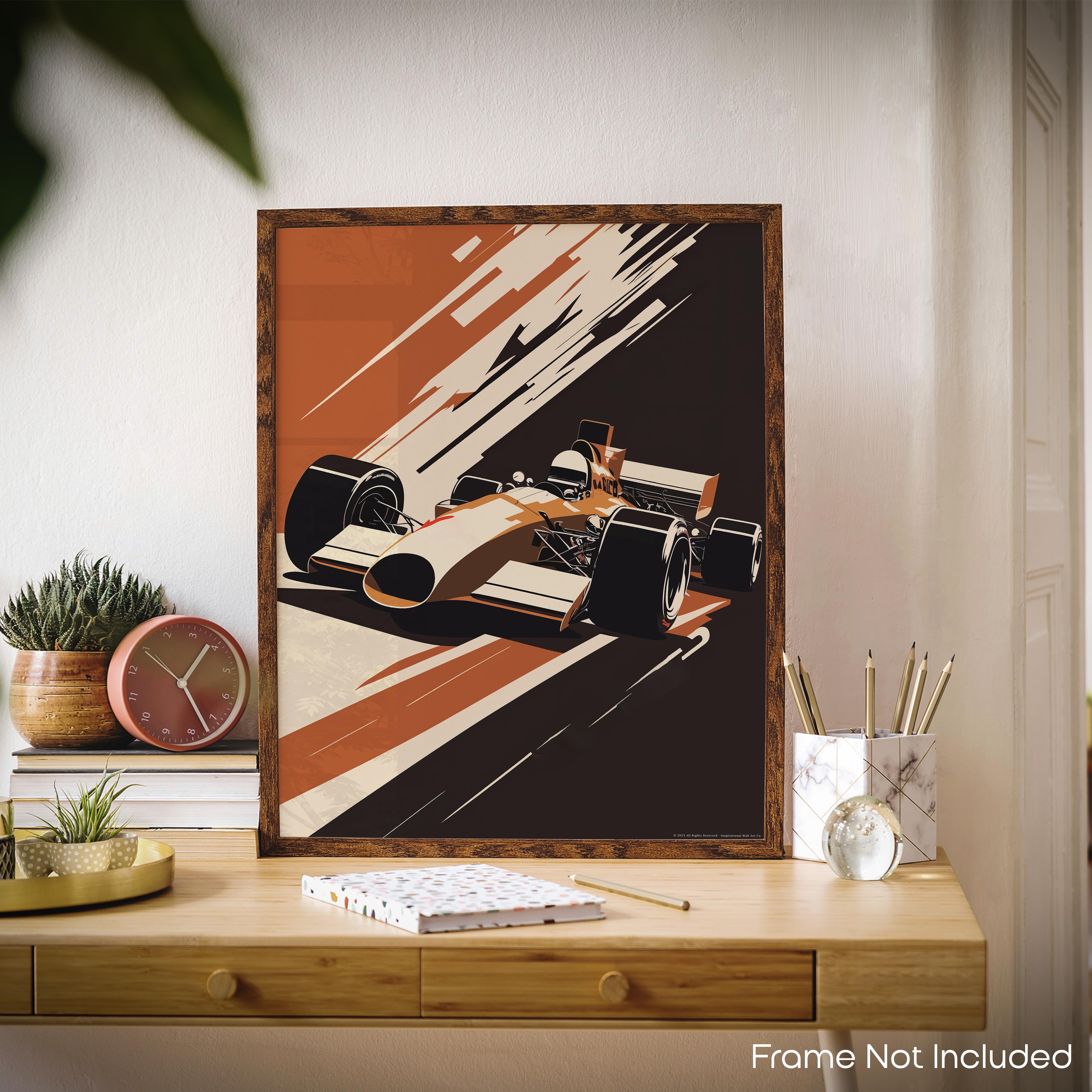 Power and Precision - Car Poster
