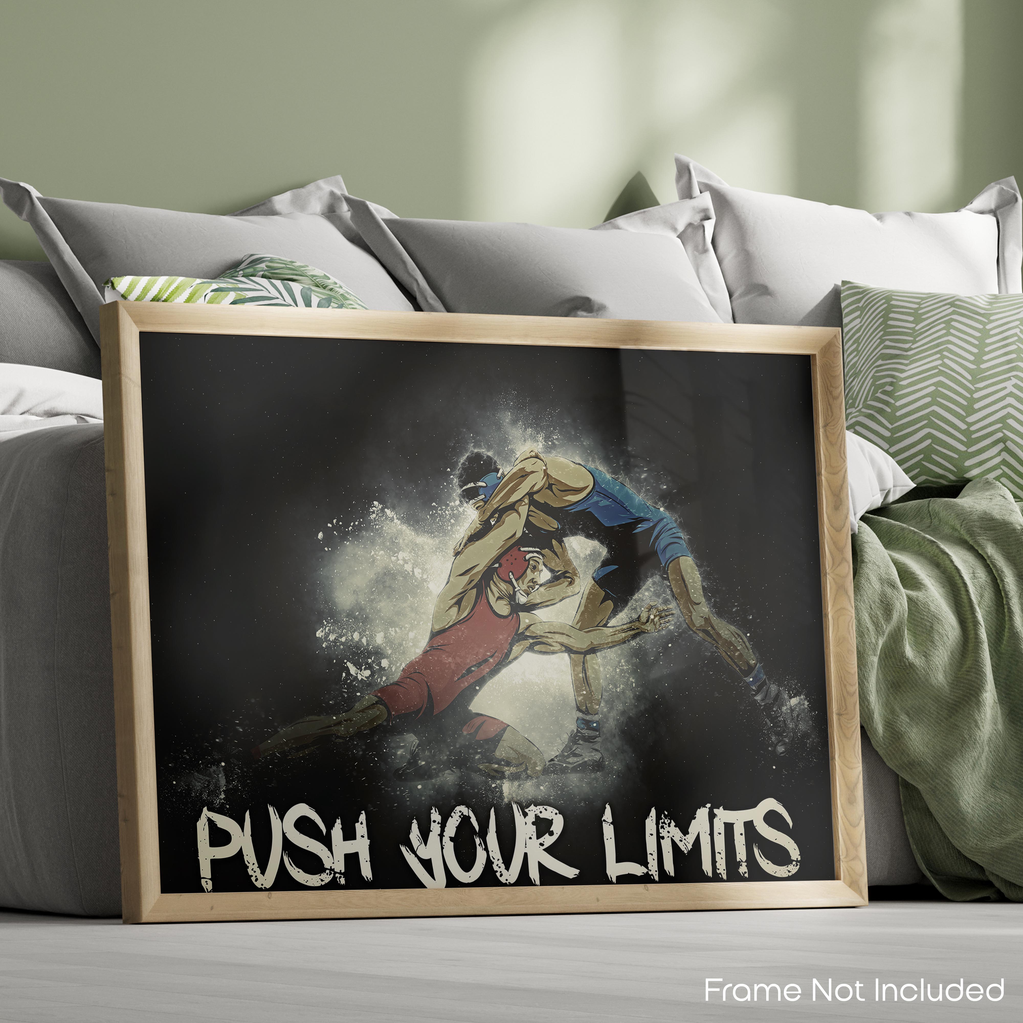 Push Your Limits - Wrestling Poster