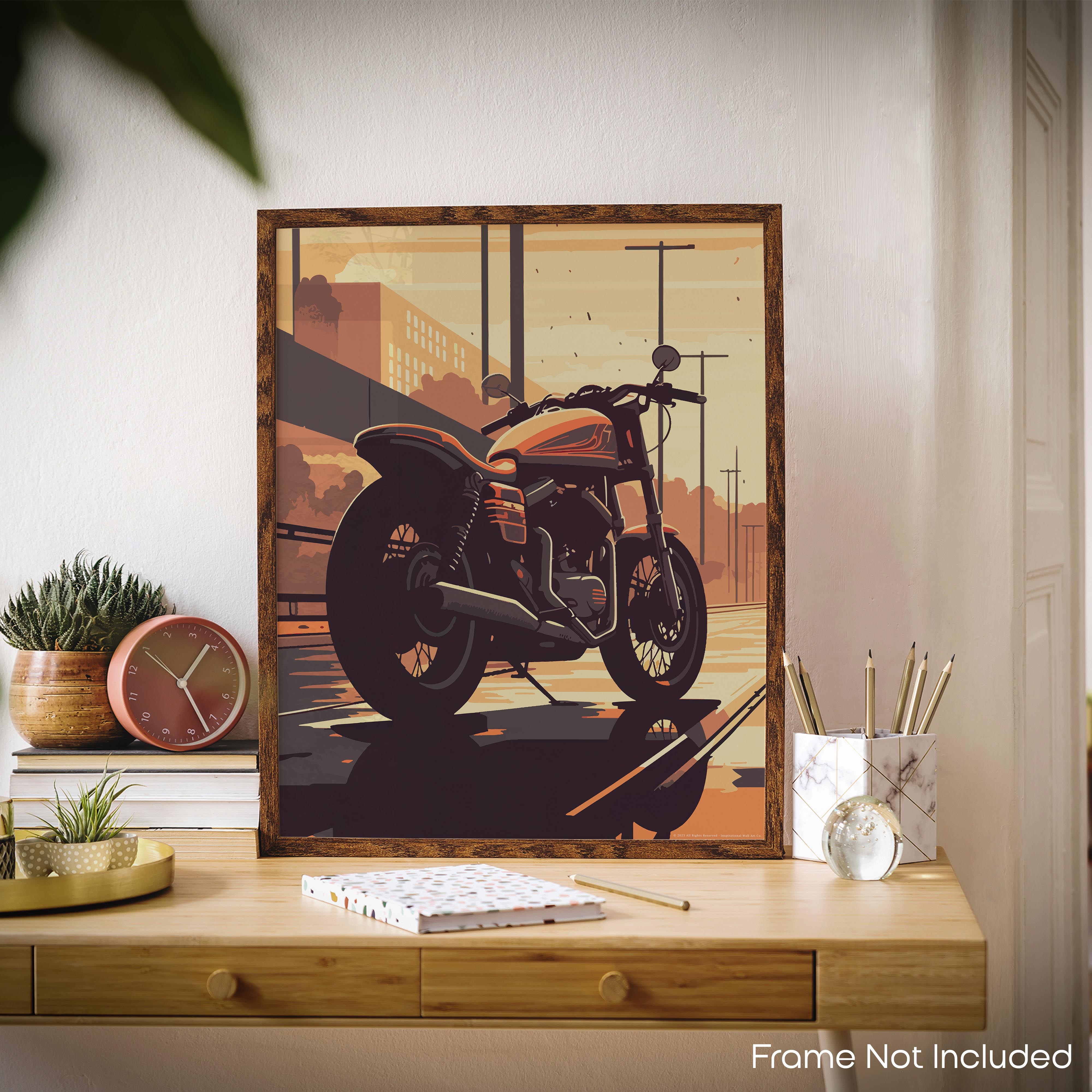 Roaring Thunder - Motorcycle Poster