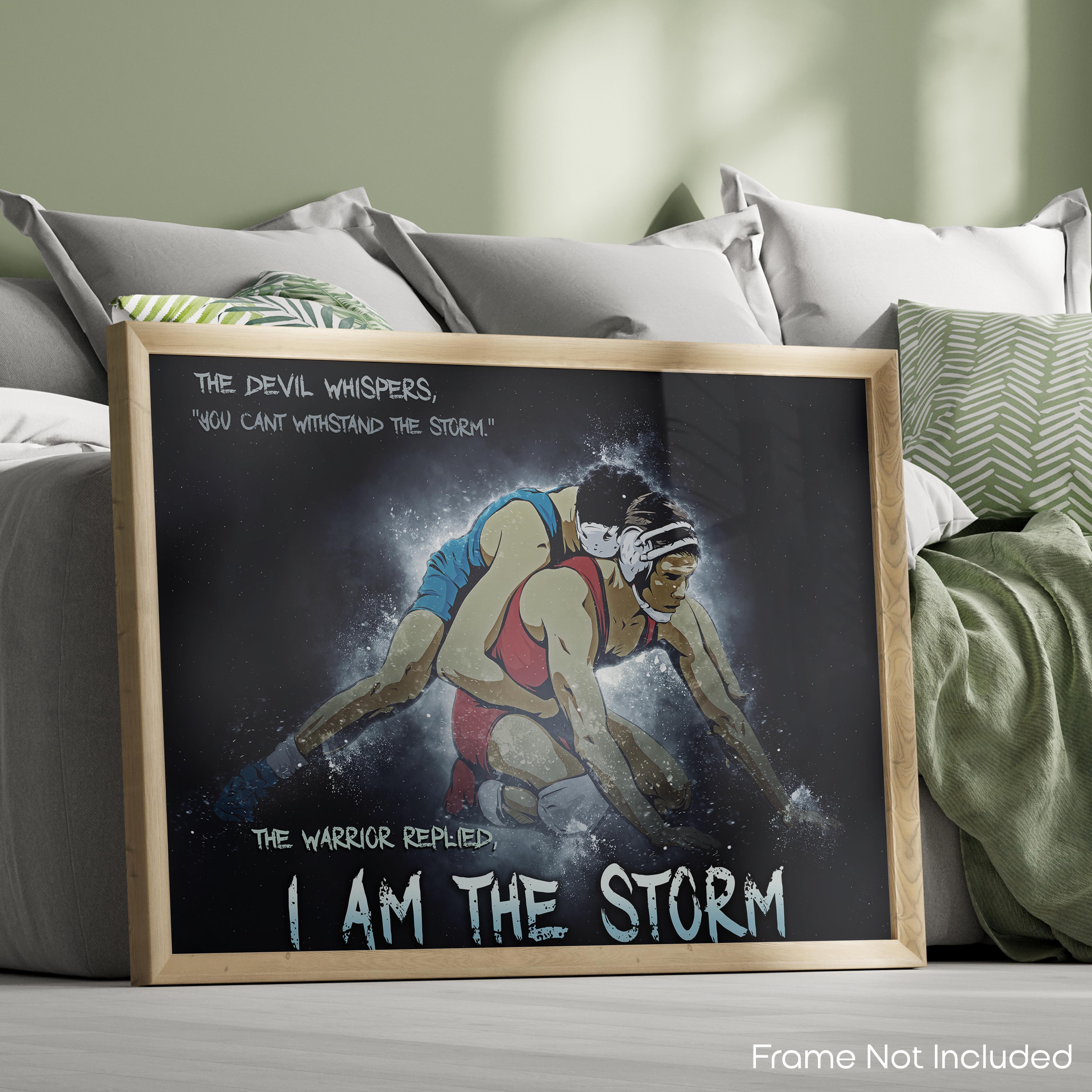 I Am The Storm - Wrestling Poster