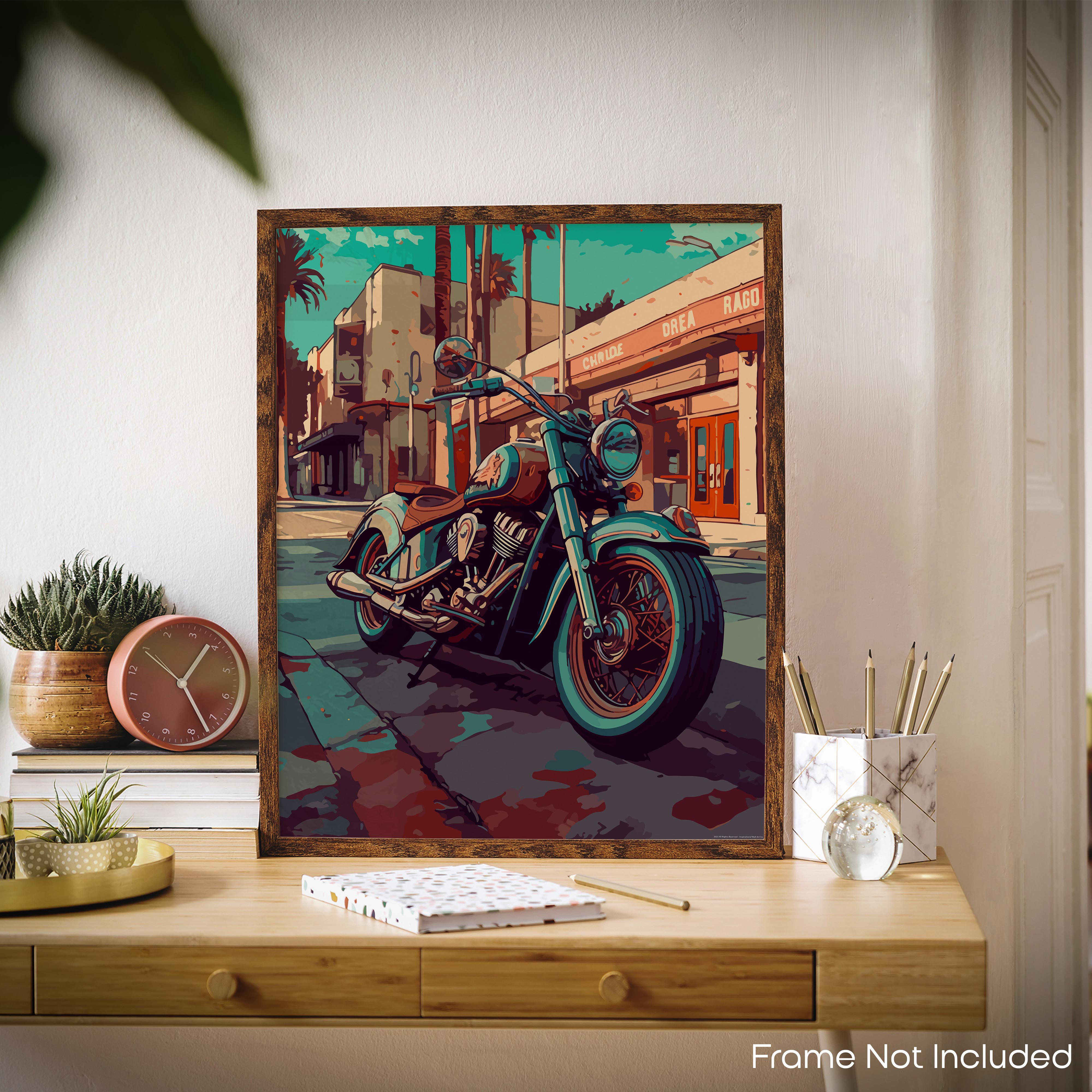 Diligent - Motorcycle Poster