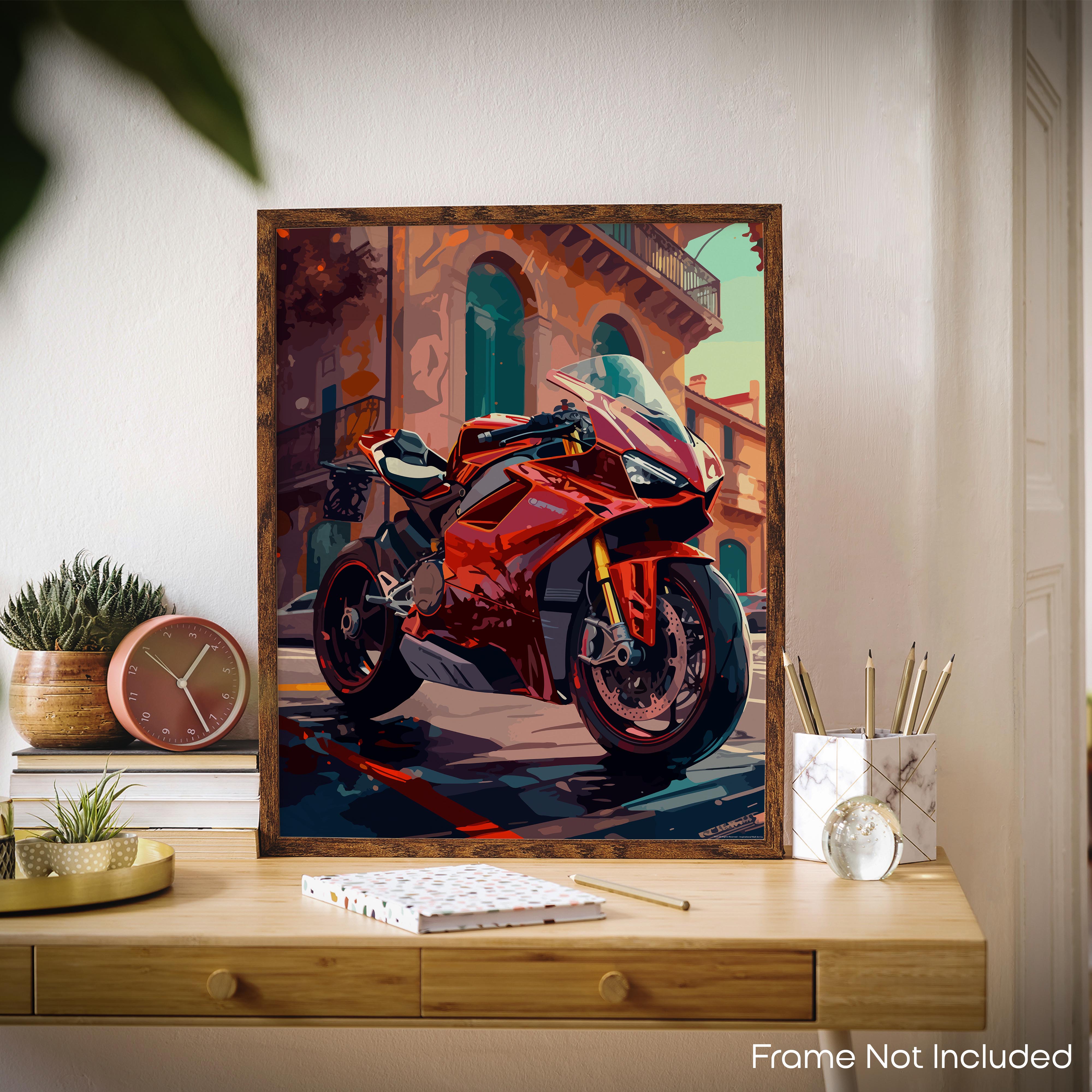 Electric - Motorcycle Poster