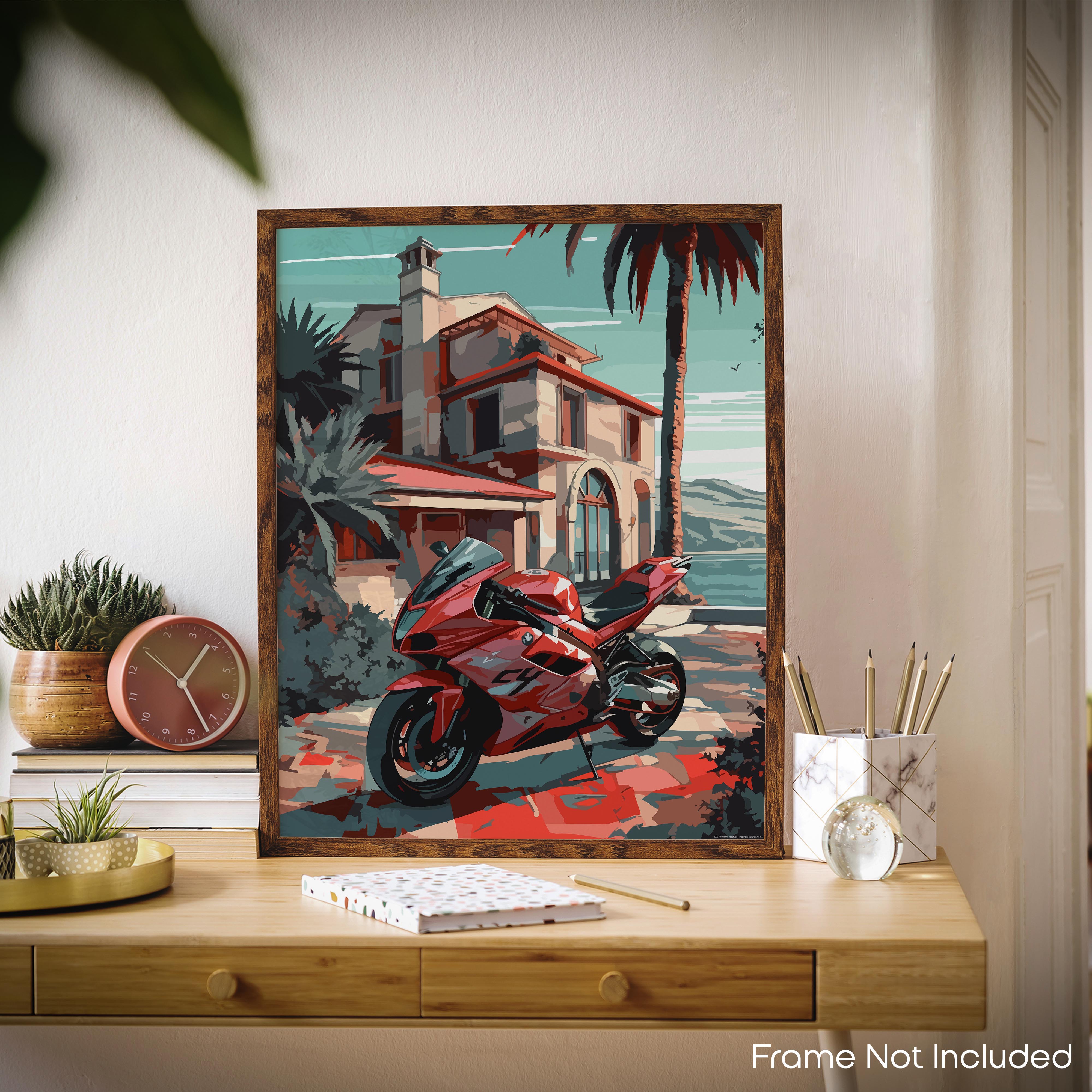 Engage - Motorcycle Poster