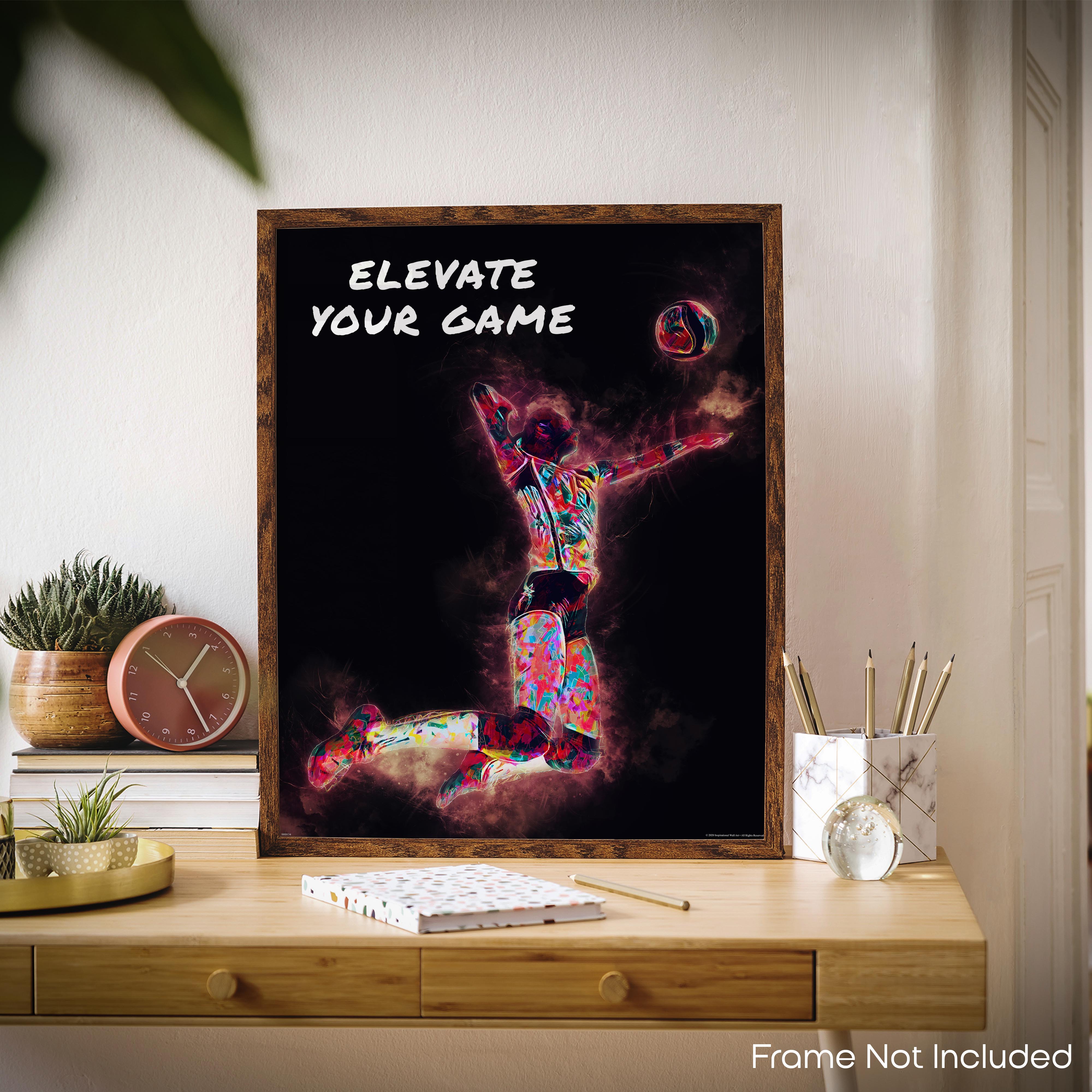 Elevate Your Game - Volleyball Poster