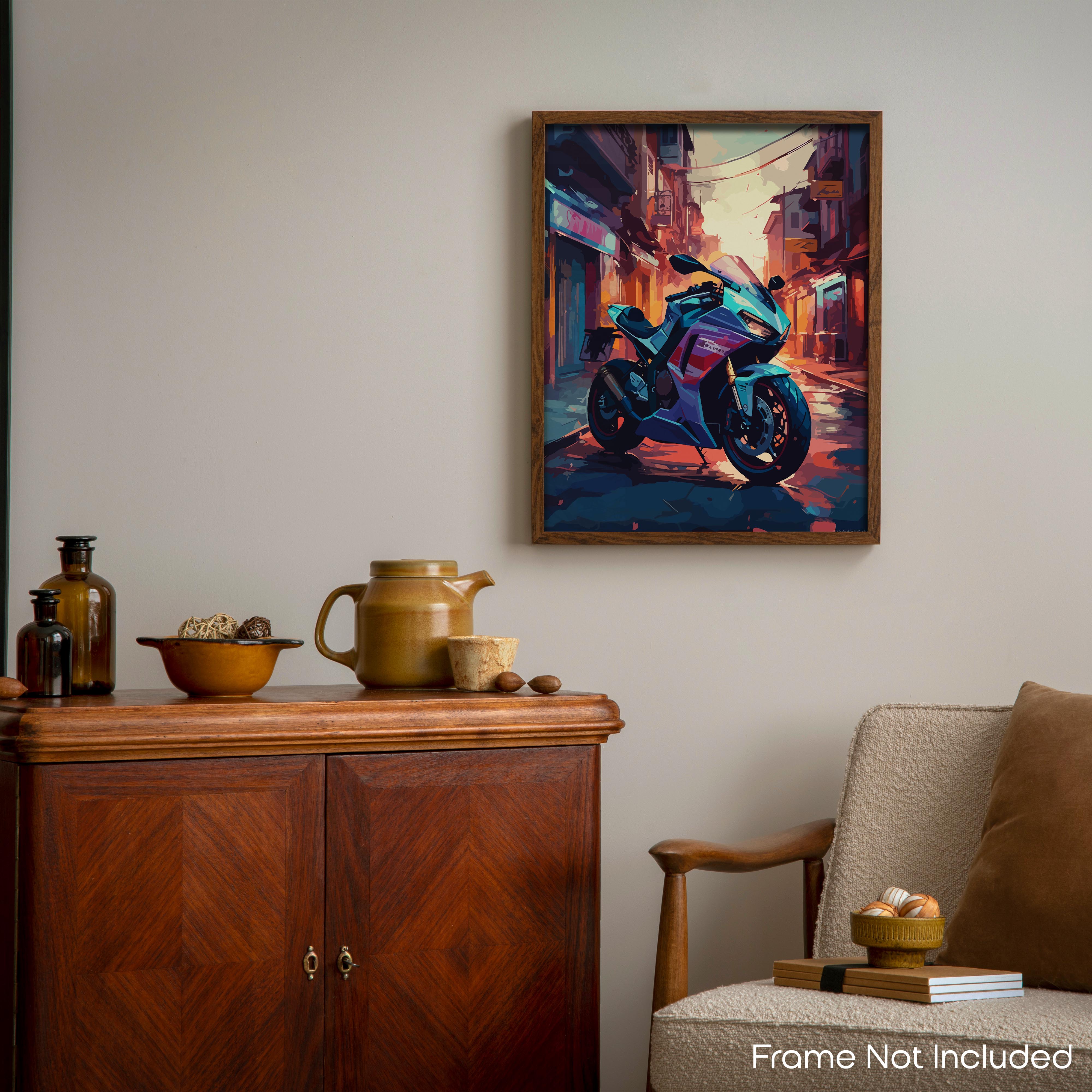 Crisp - Motorcycle Poster