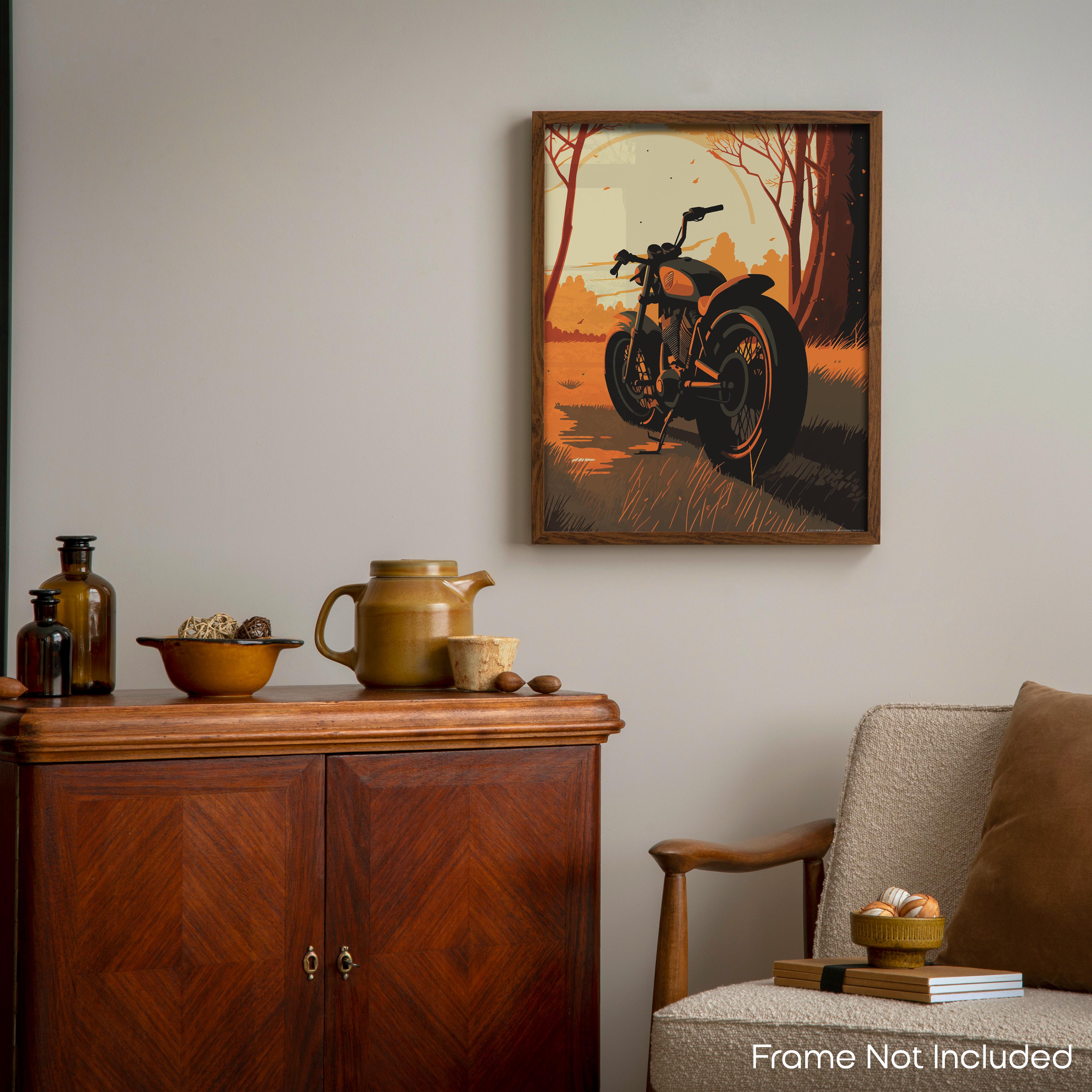 Born to Ride - Motorcycle Poster