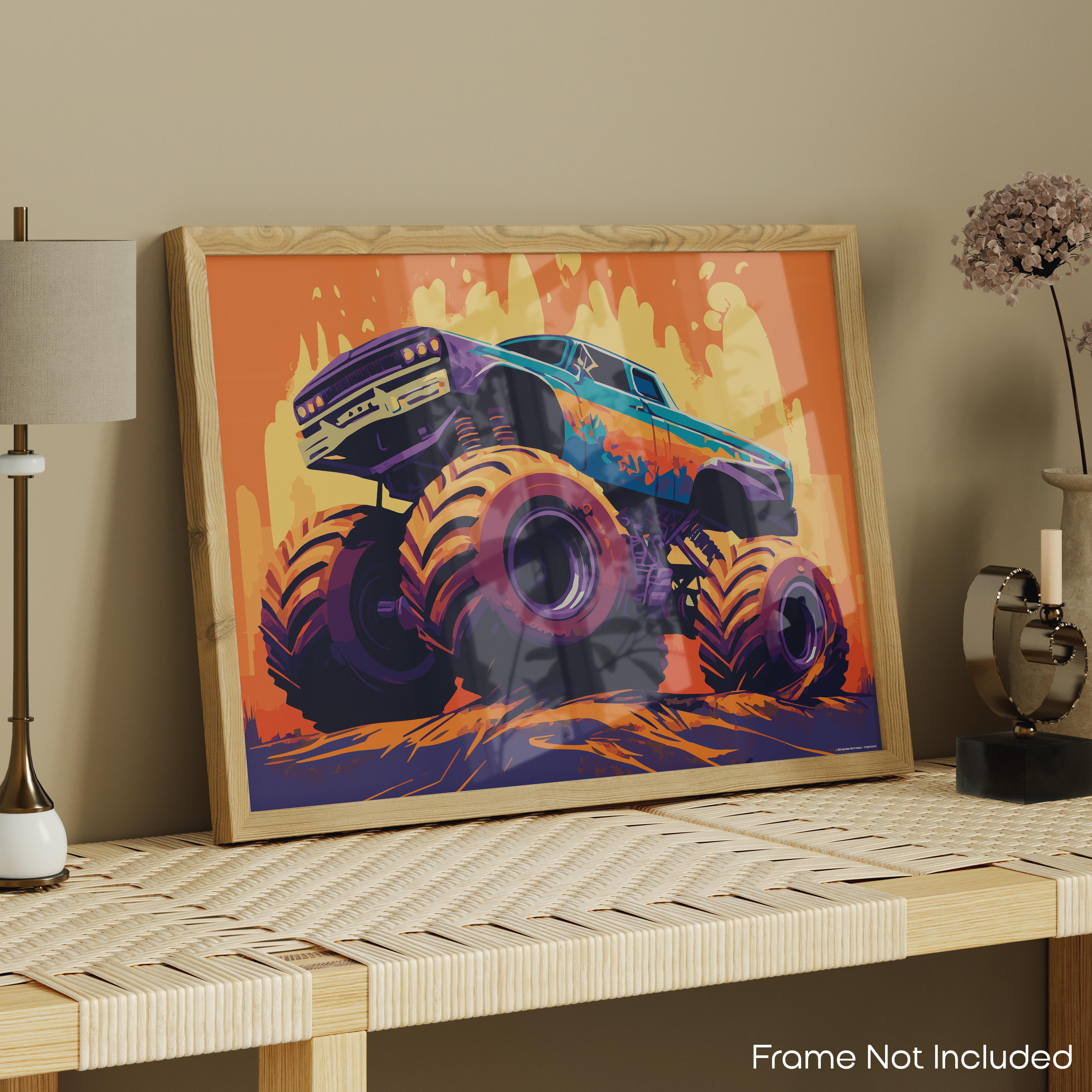 Lifted Truck - Truck Poster