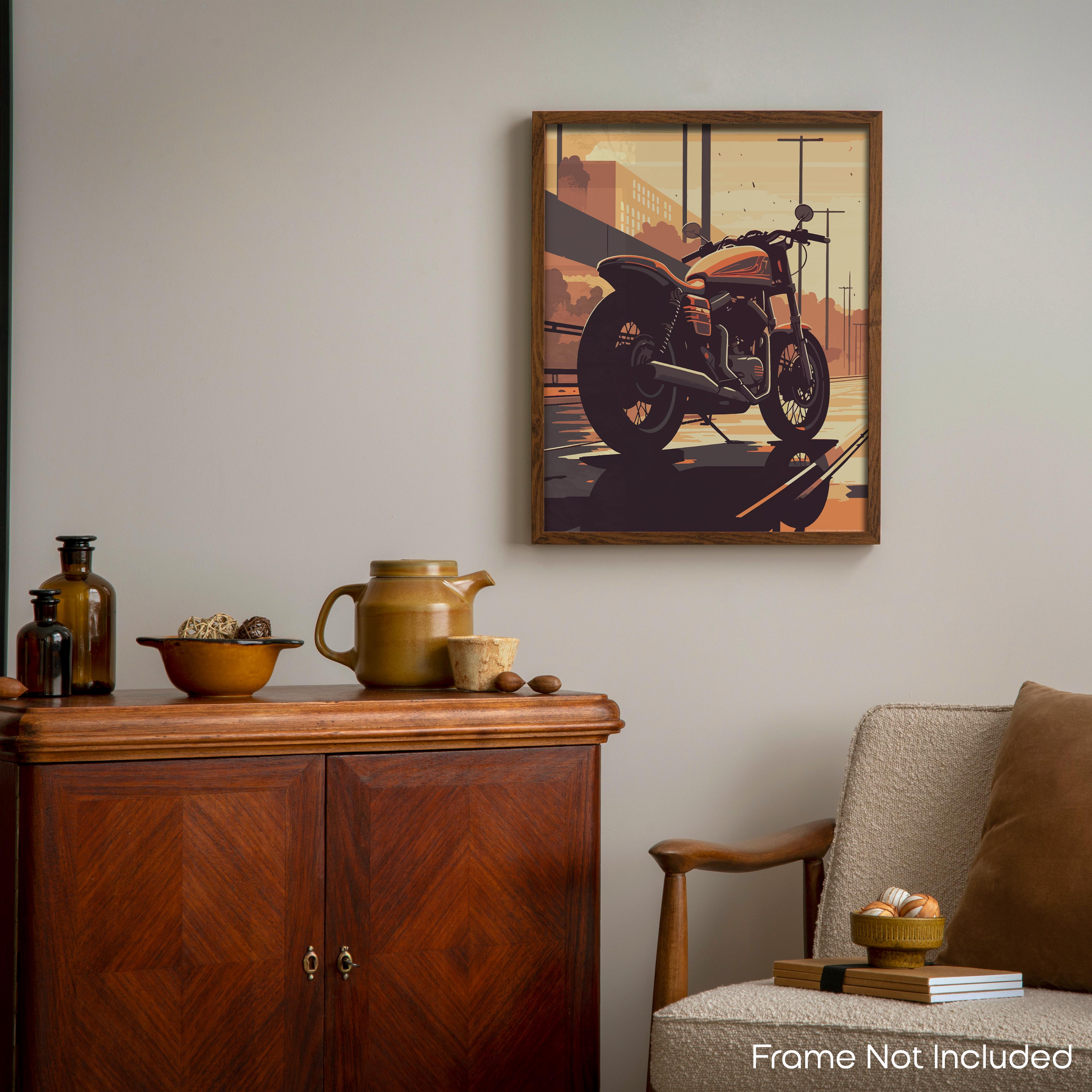 Roaring Thunder - Motorcycle Poster